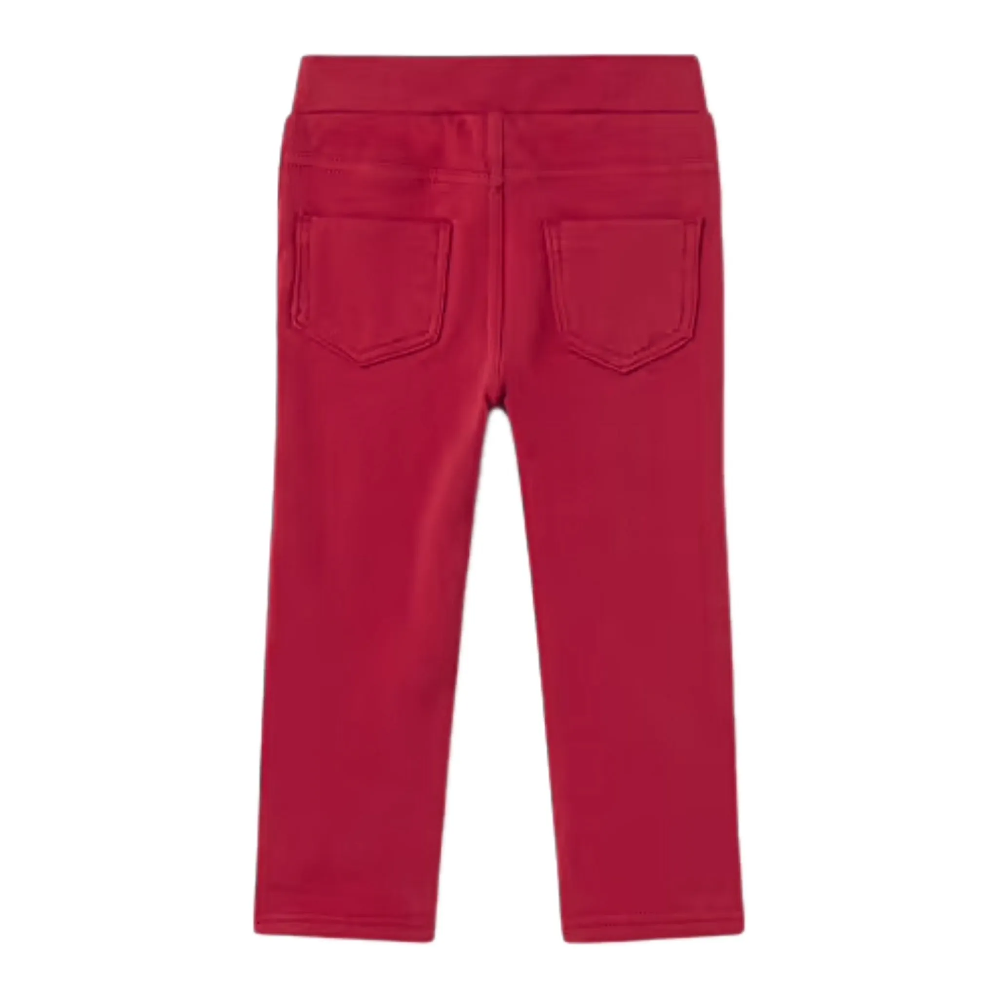 BABY GIRL RED STRETCH PANTS