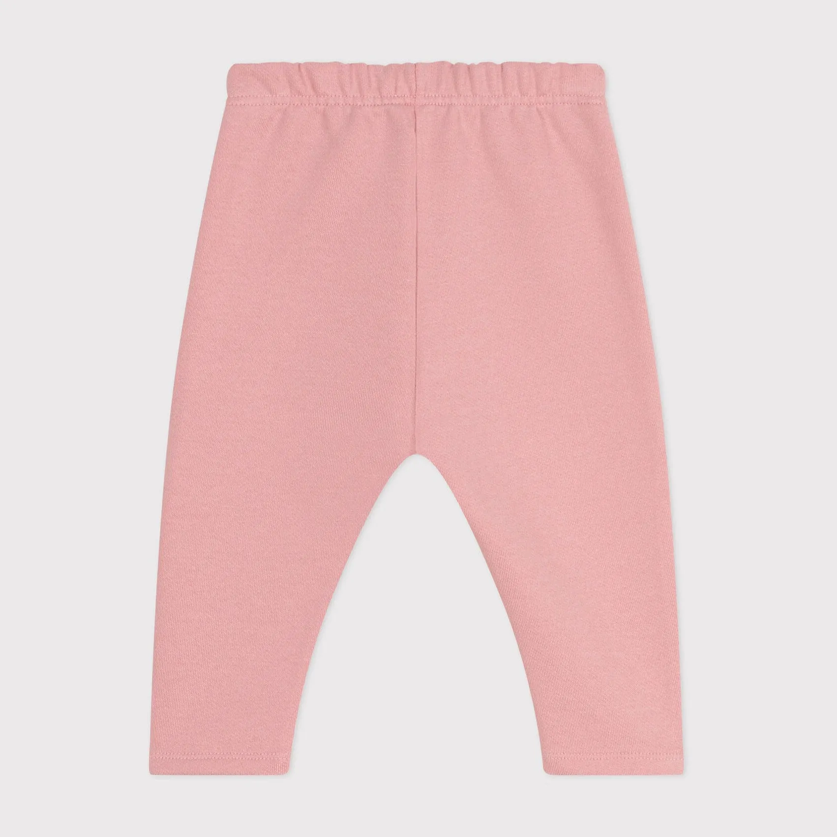 Baby jogging pants in plain cotton