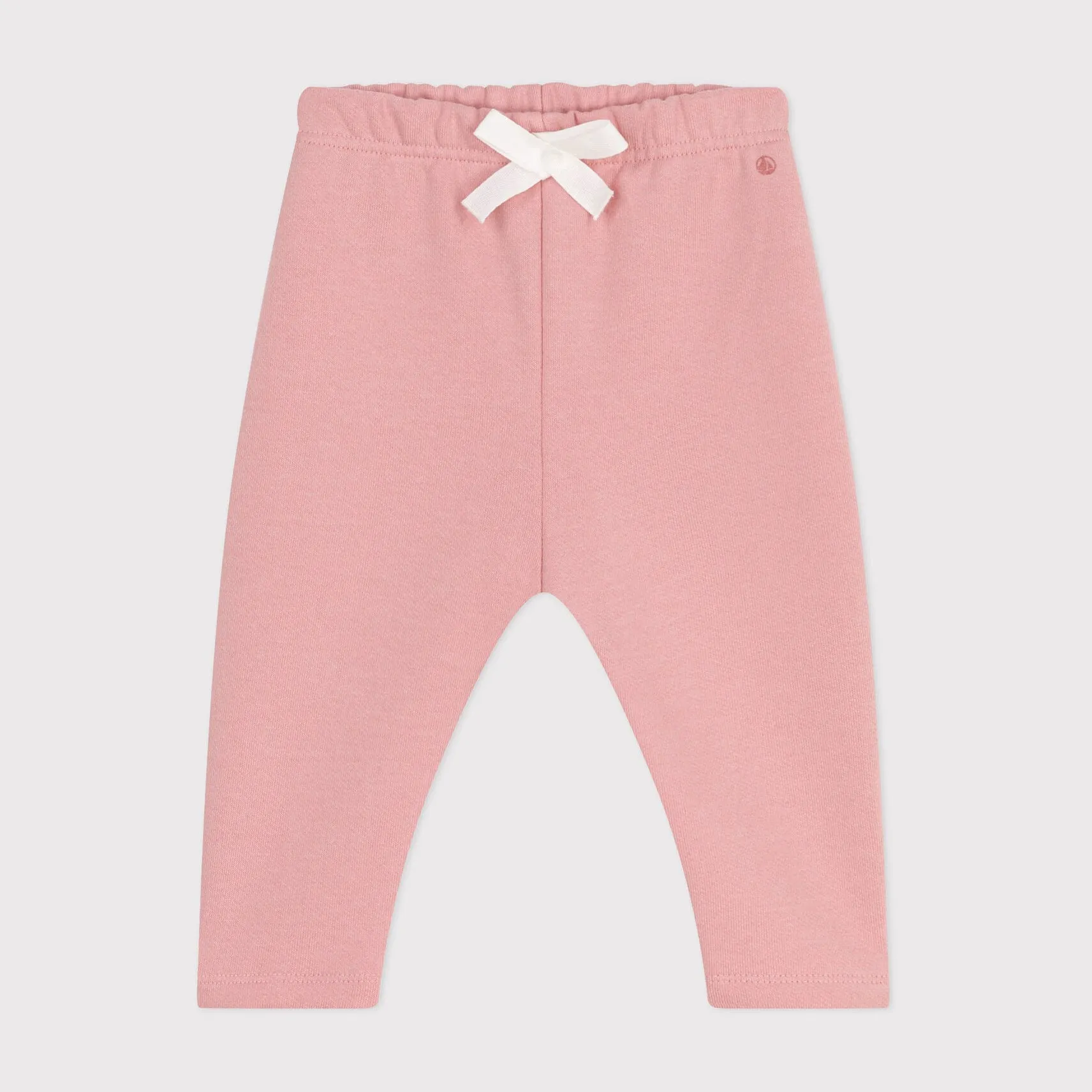 Baby jogging pants in plain cotton
