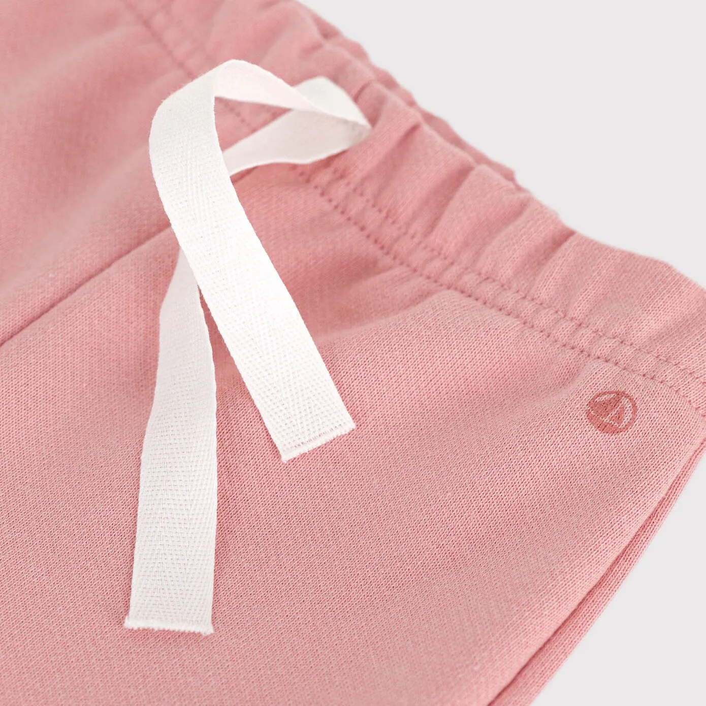 Baby jogging pants in plain cotton