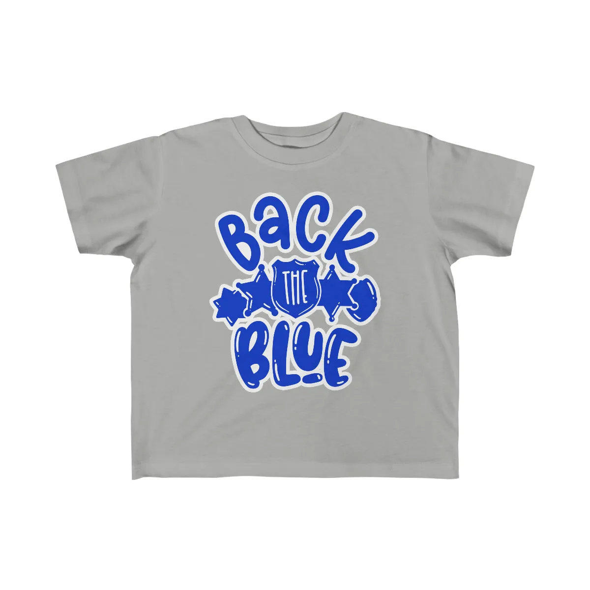 Back The Blue Badge Emblems © Toddler Tee