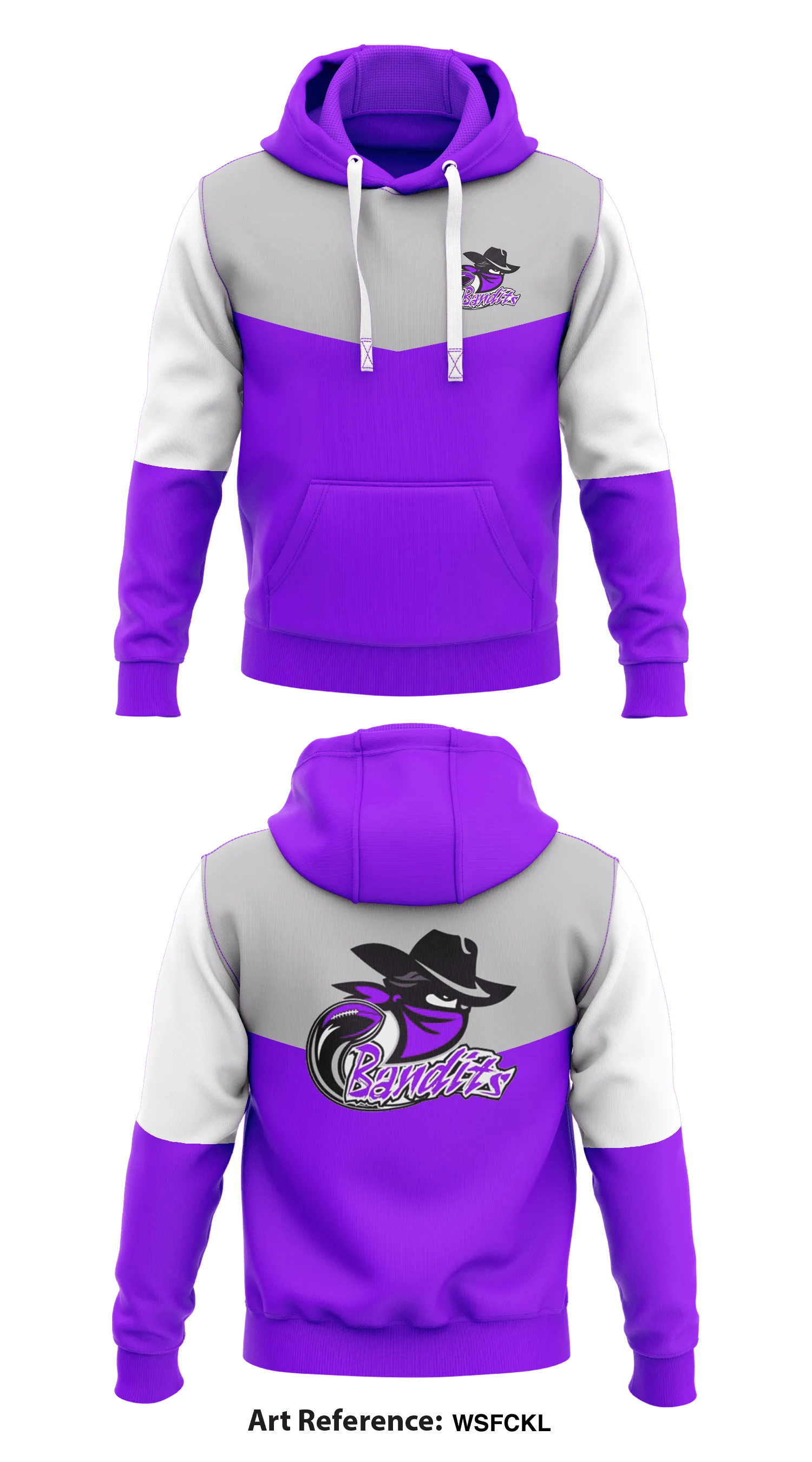 Bandits Store 1 Core Men's Hooded Performance Sweatshirt - WSfCKL