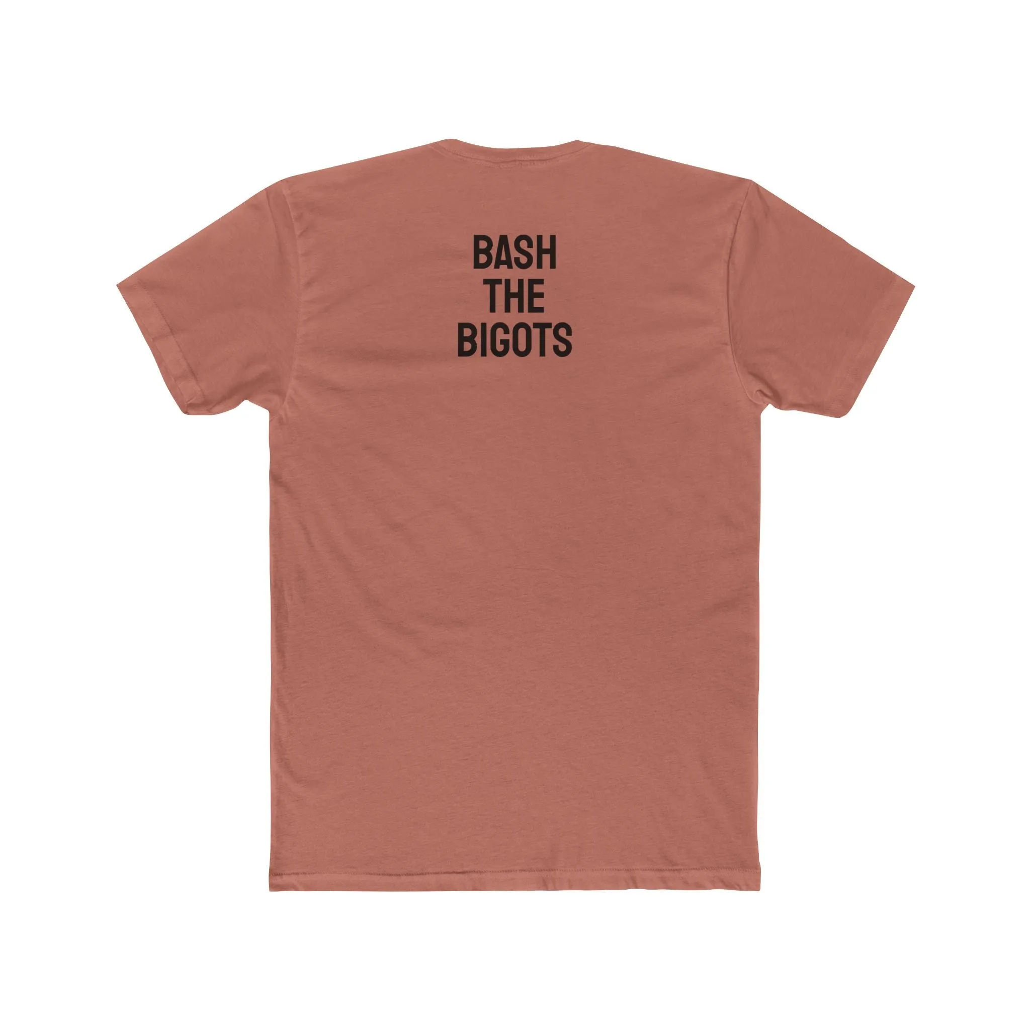 Bash The Bigots - Unisex Cotton Crew Tee