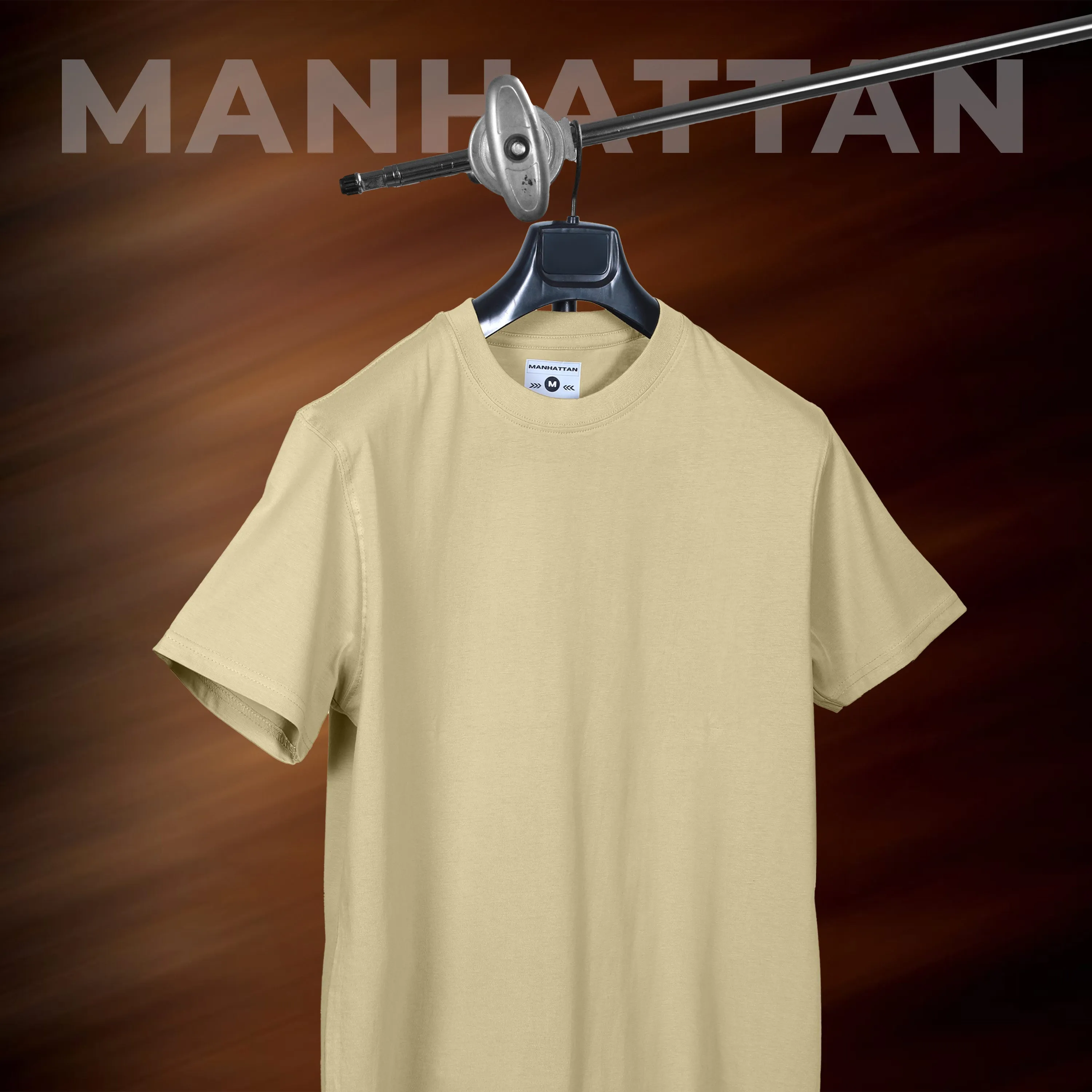 Basic Regular Fit T Shirts Unisex Beach