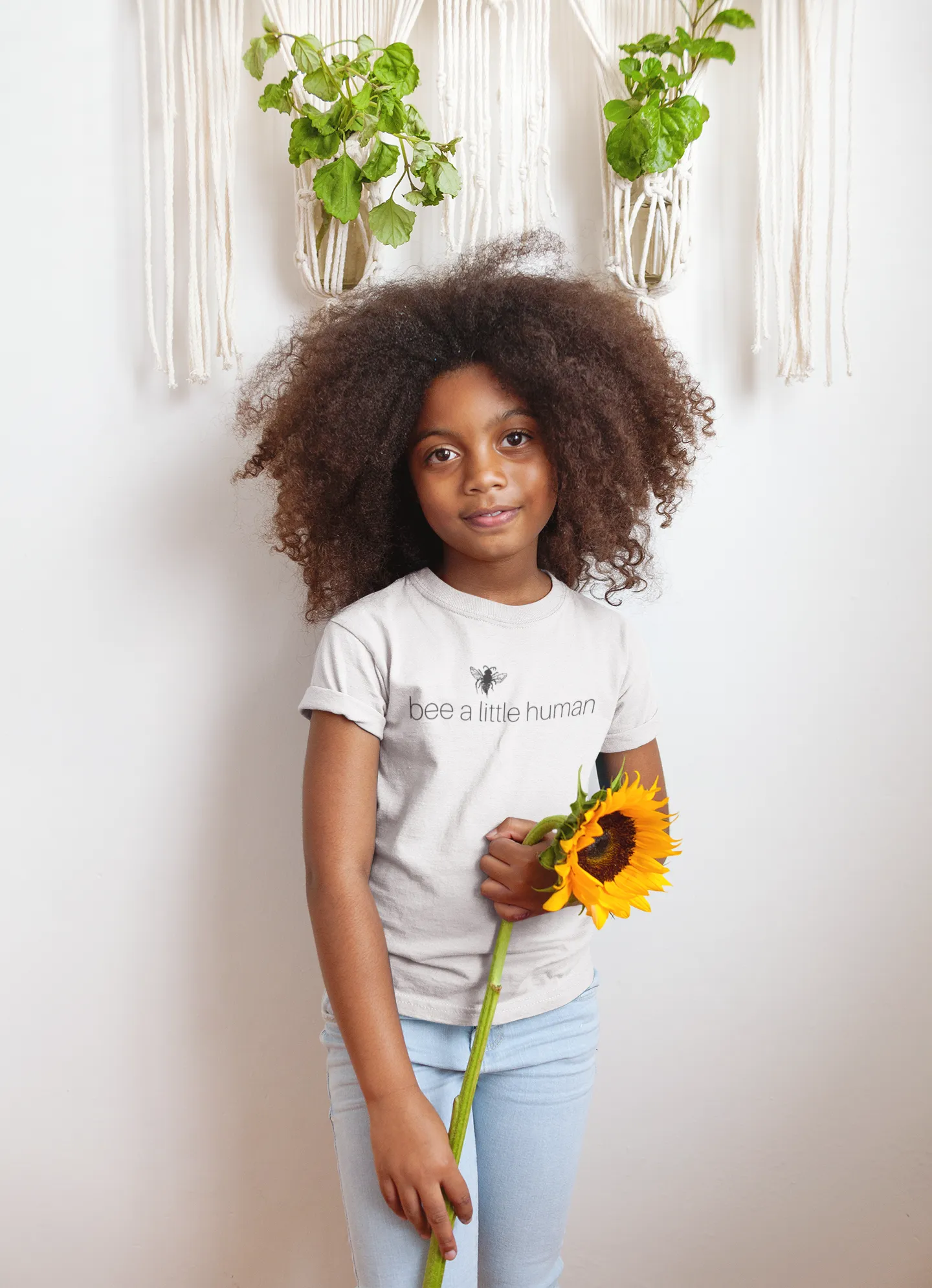 Bee A Little Human - Kids Softstyle Tee