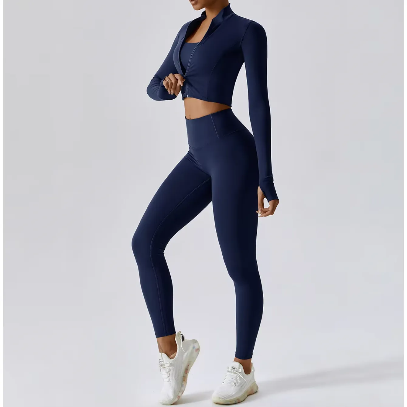 BerryActive Trio yoga-workout high waist leggings set.