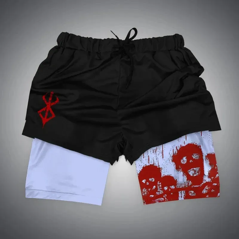 Berserk Performance Shorts w/Compression Lining