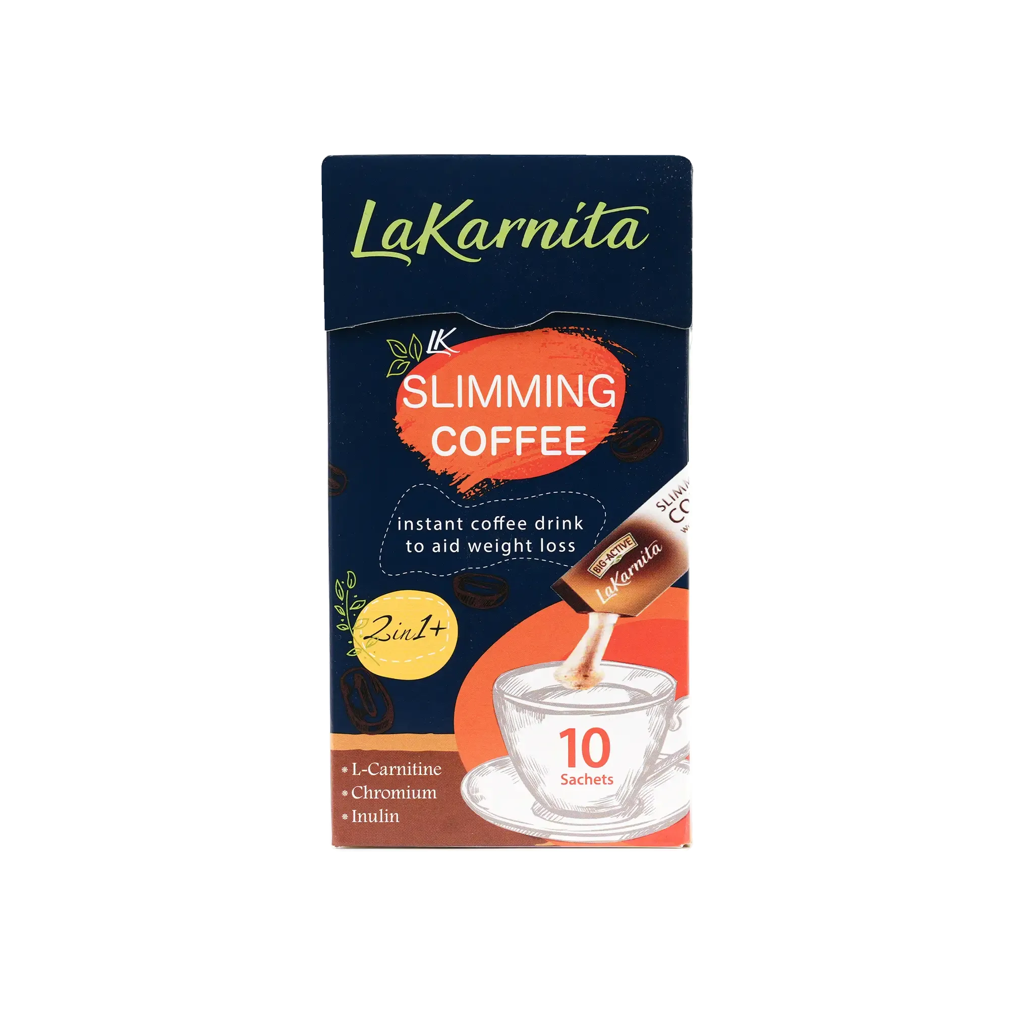 Big-Active Lakarnita Slimming Coffee 2in1 10Pcs