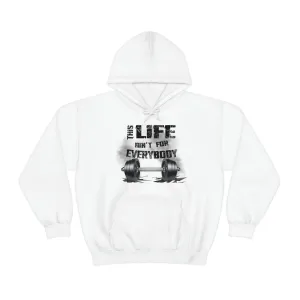 Black Letter This Life Hoodie