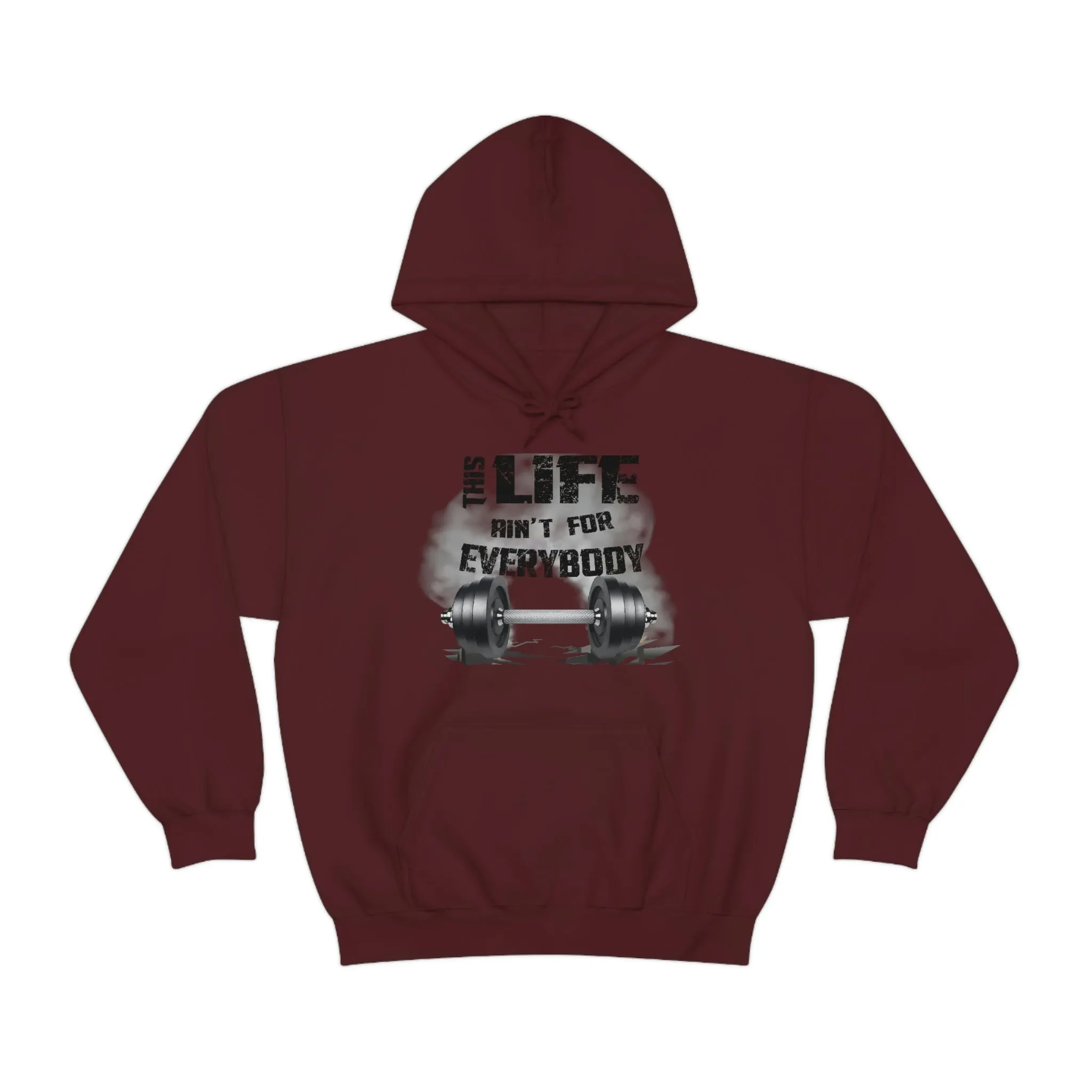 Black Letter This Life Hoodie