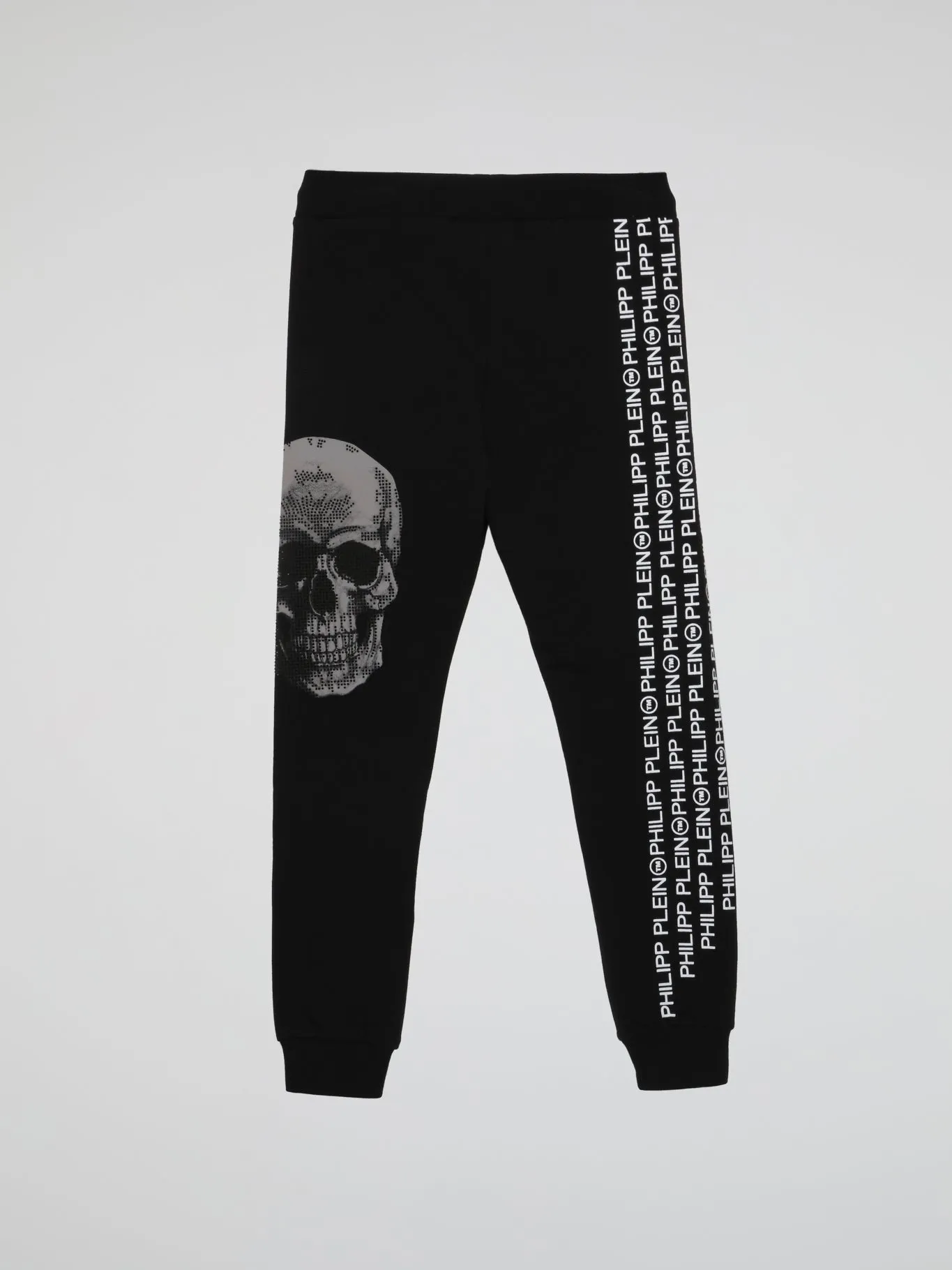 Black Logo Skull Active Trousers (Kids)