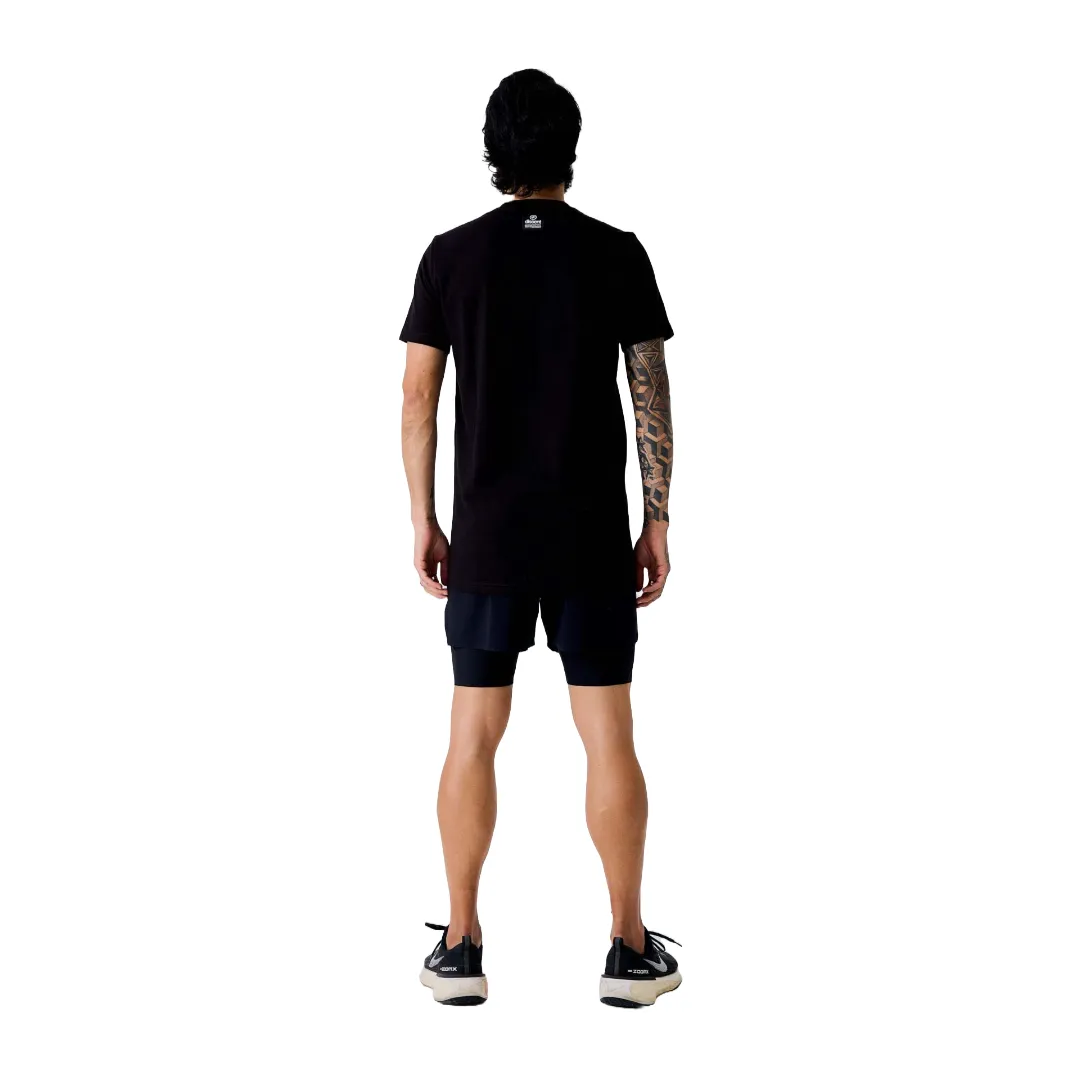 Black Long Run Shorts