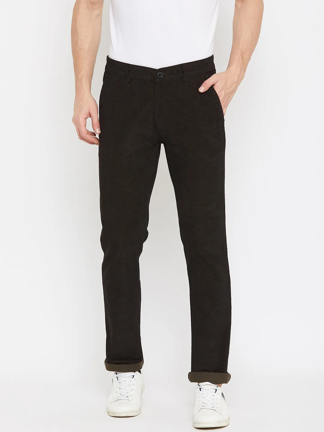 Black Slim Fit Trousers