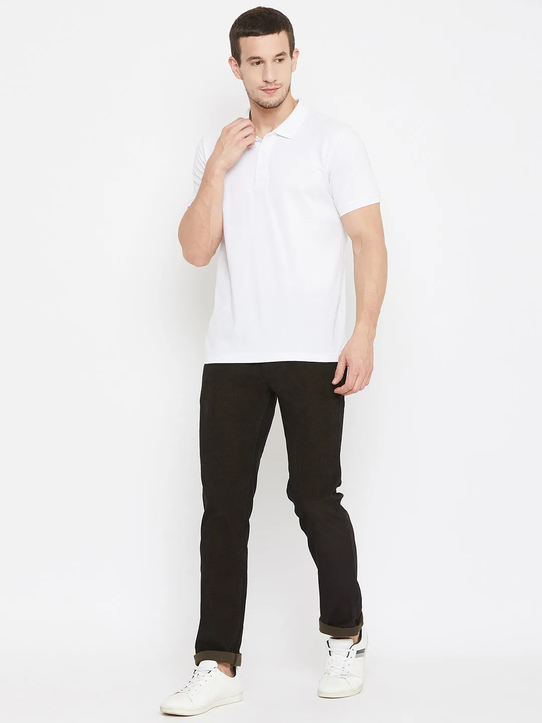 Black Slim Fit Trousers