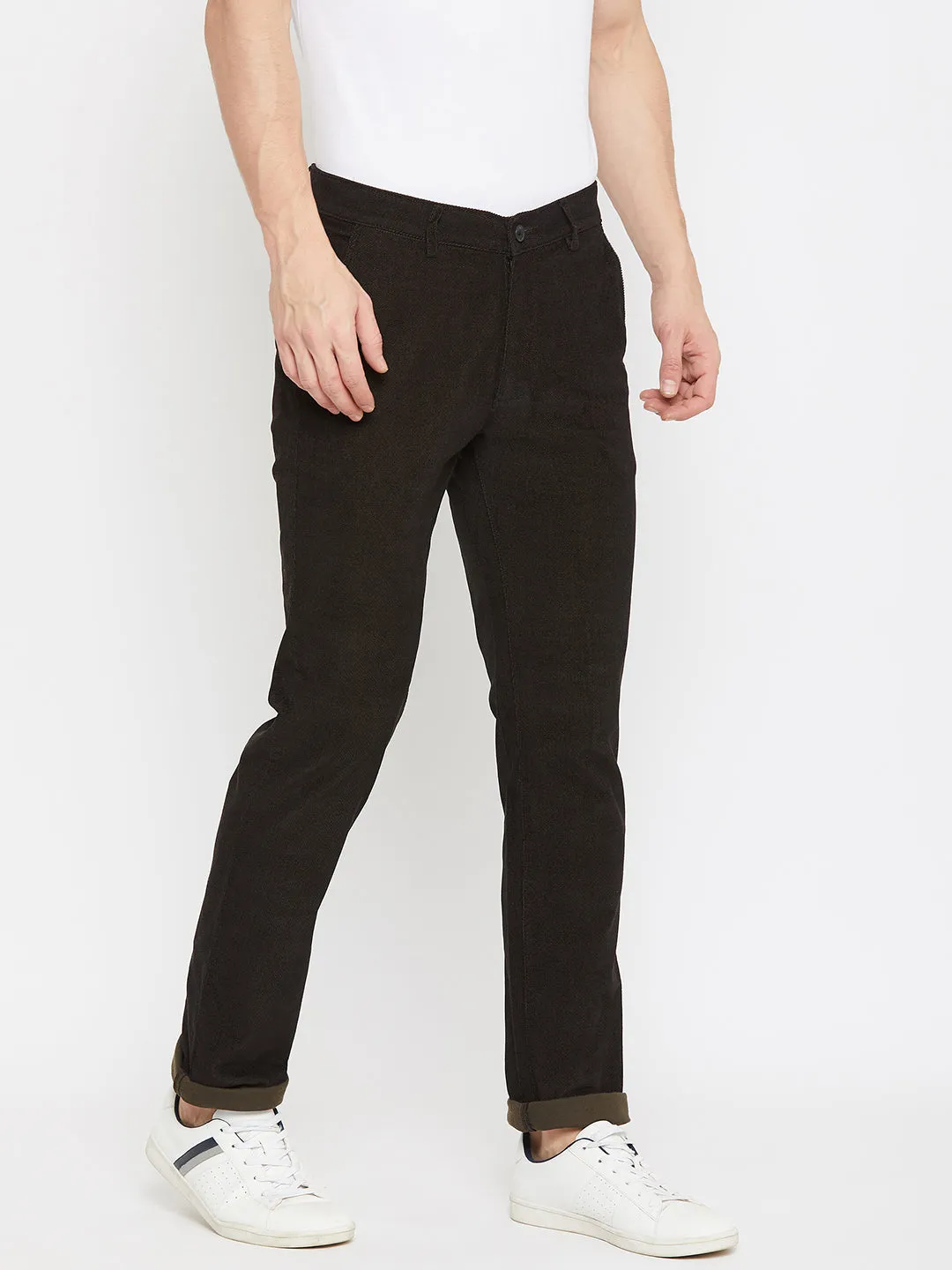 Black Slim Fit Trousers