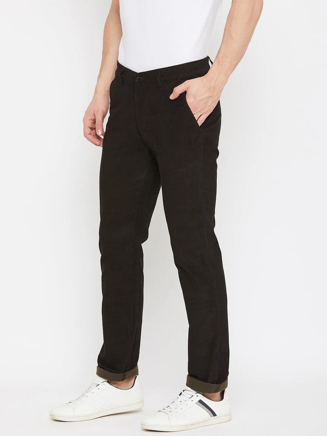 Black Slim Fit Trousers