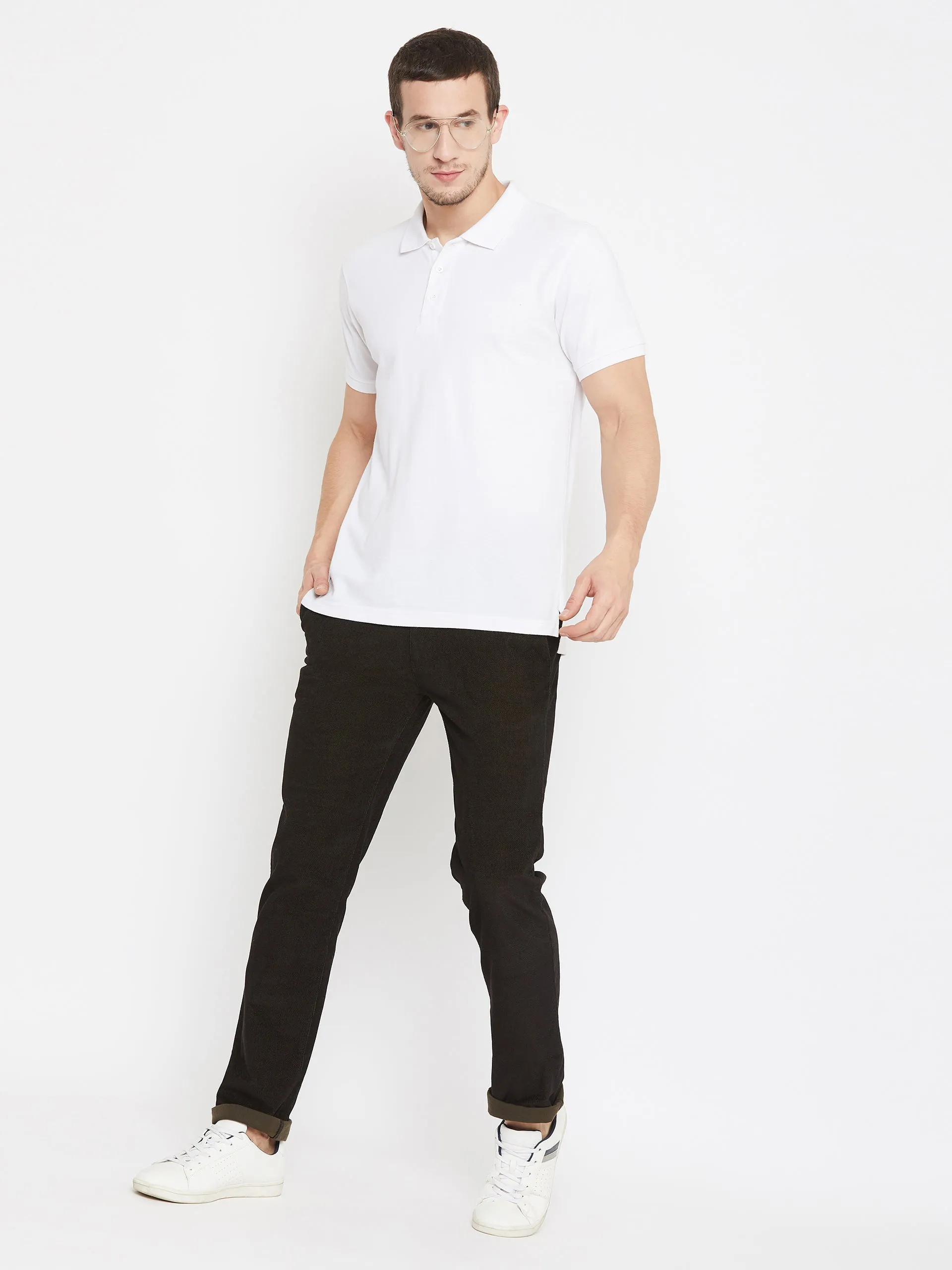Black Slim Fit Trousers
