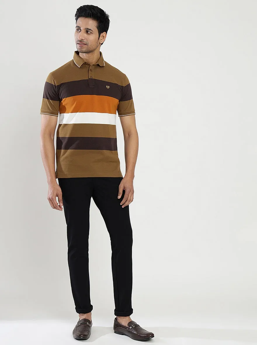 Black Solid Venice Fit Casual Trouser | JadeBlue