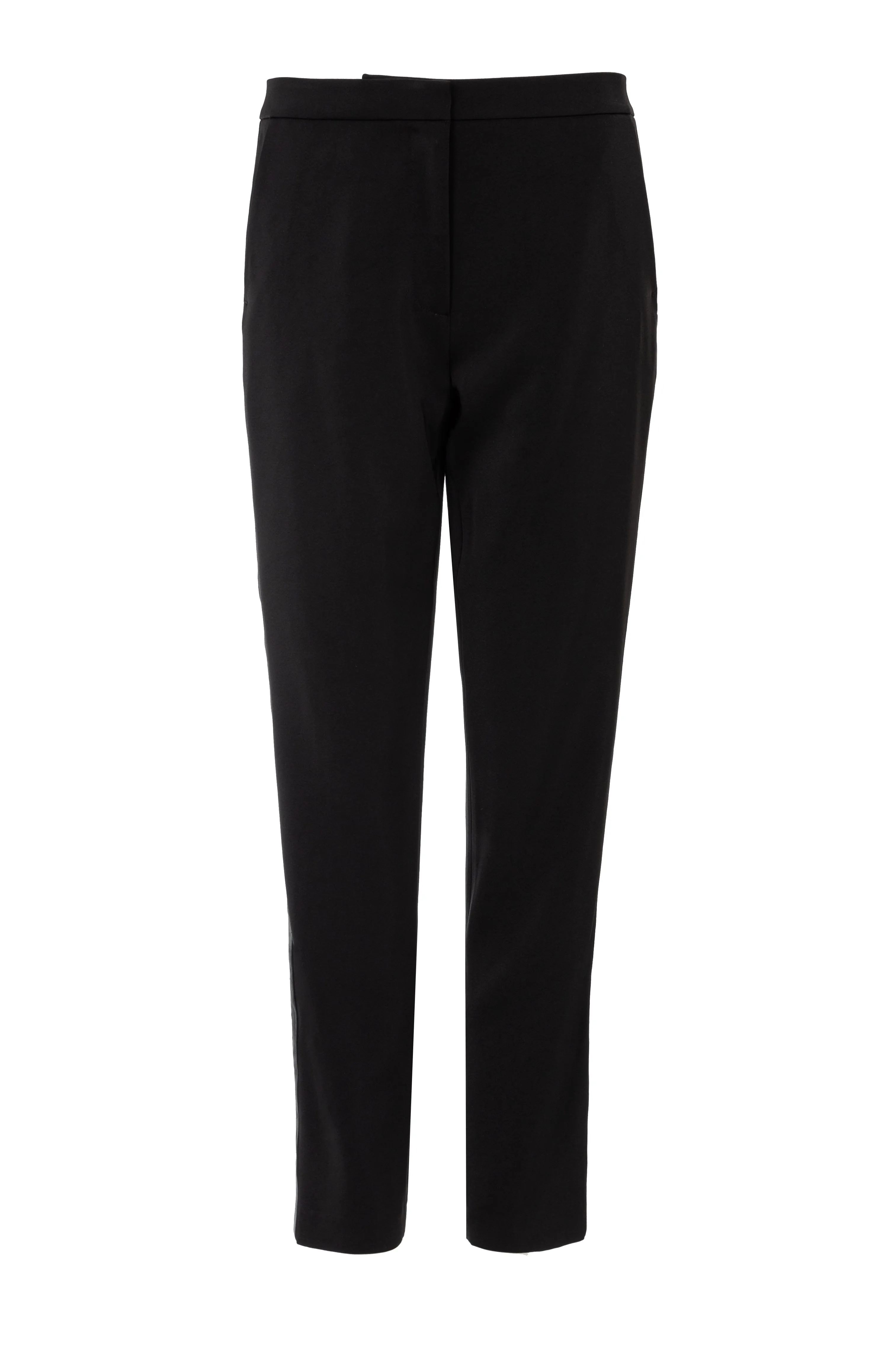 Black stretch slim pencil pants