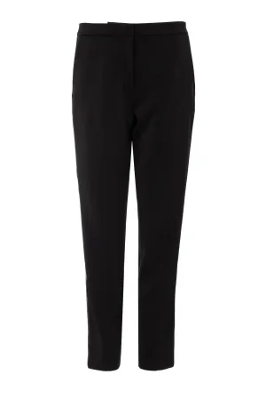 Black stretch slim pencil pants