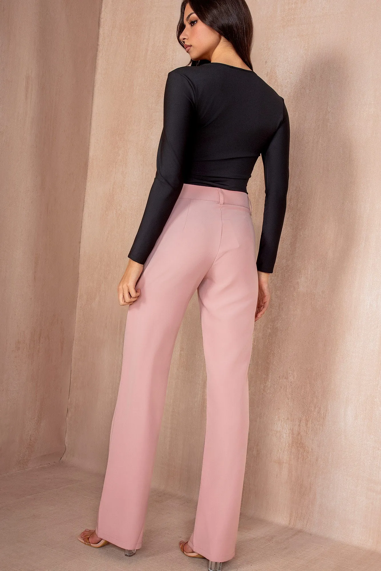 Blair Black Slinky Buckle Bodysuit