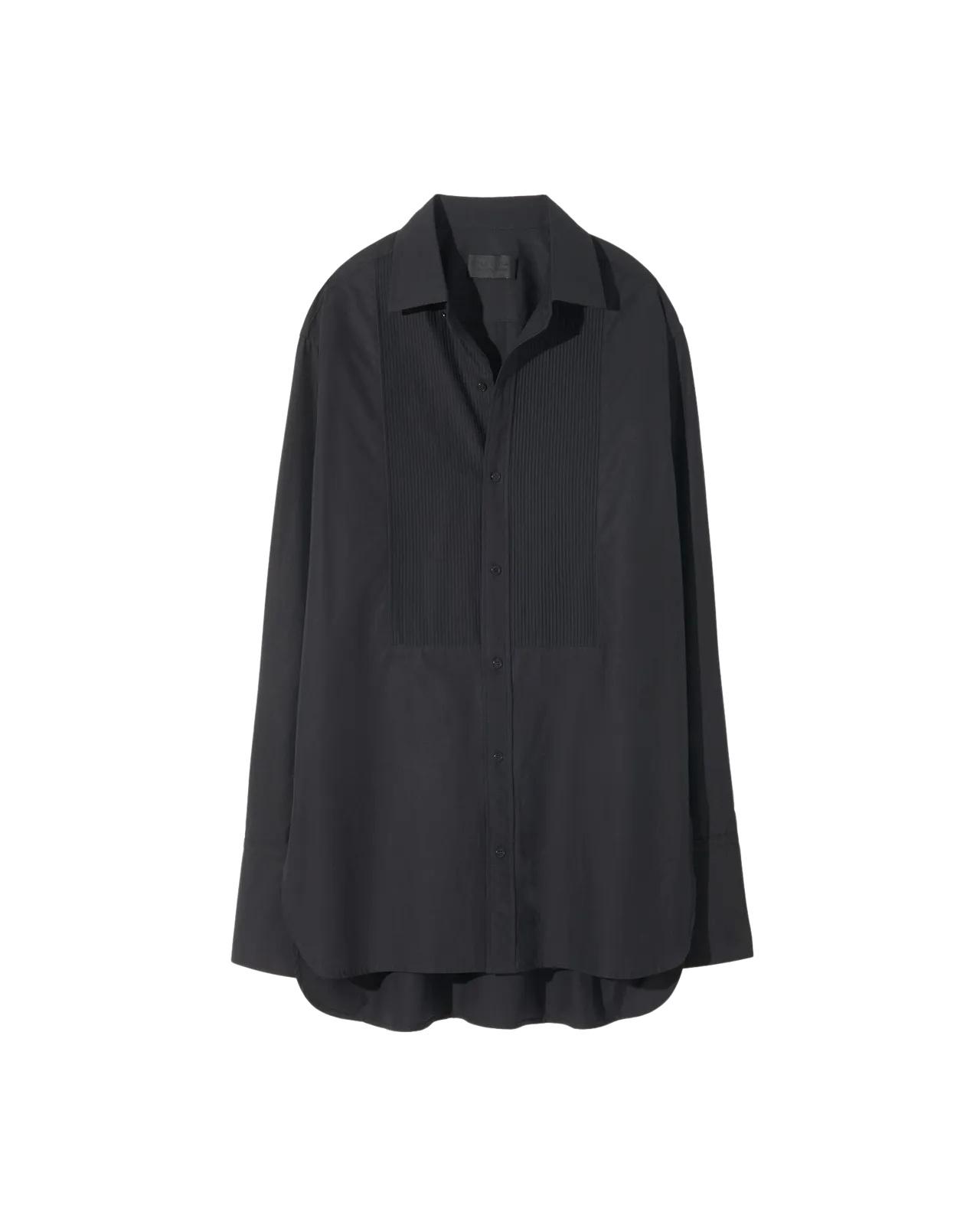 Blanche Tuxedo Shirt in Black