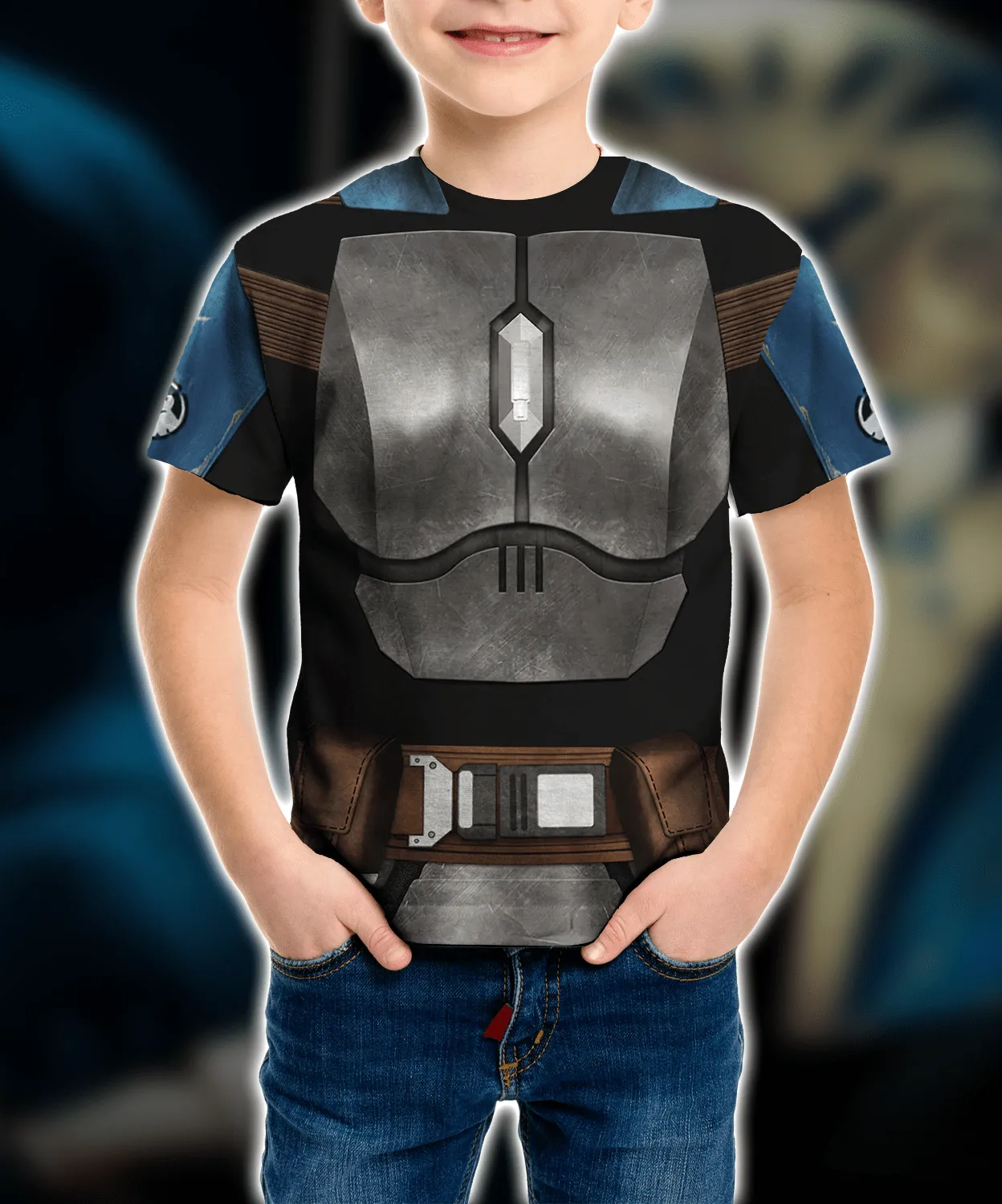 Bo Katan Kryze Short Sleeves Shirts Printed 3D Unisex Cosplay Kid Tshirt Mandalorian Costume QT207407