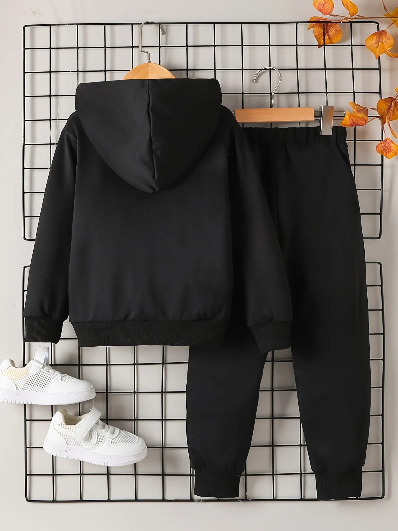 Boys Casual Sportswear Set Hoodie  Sweatpants