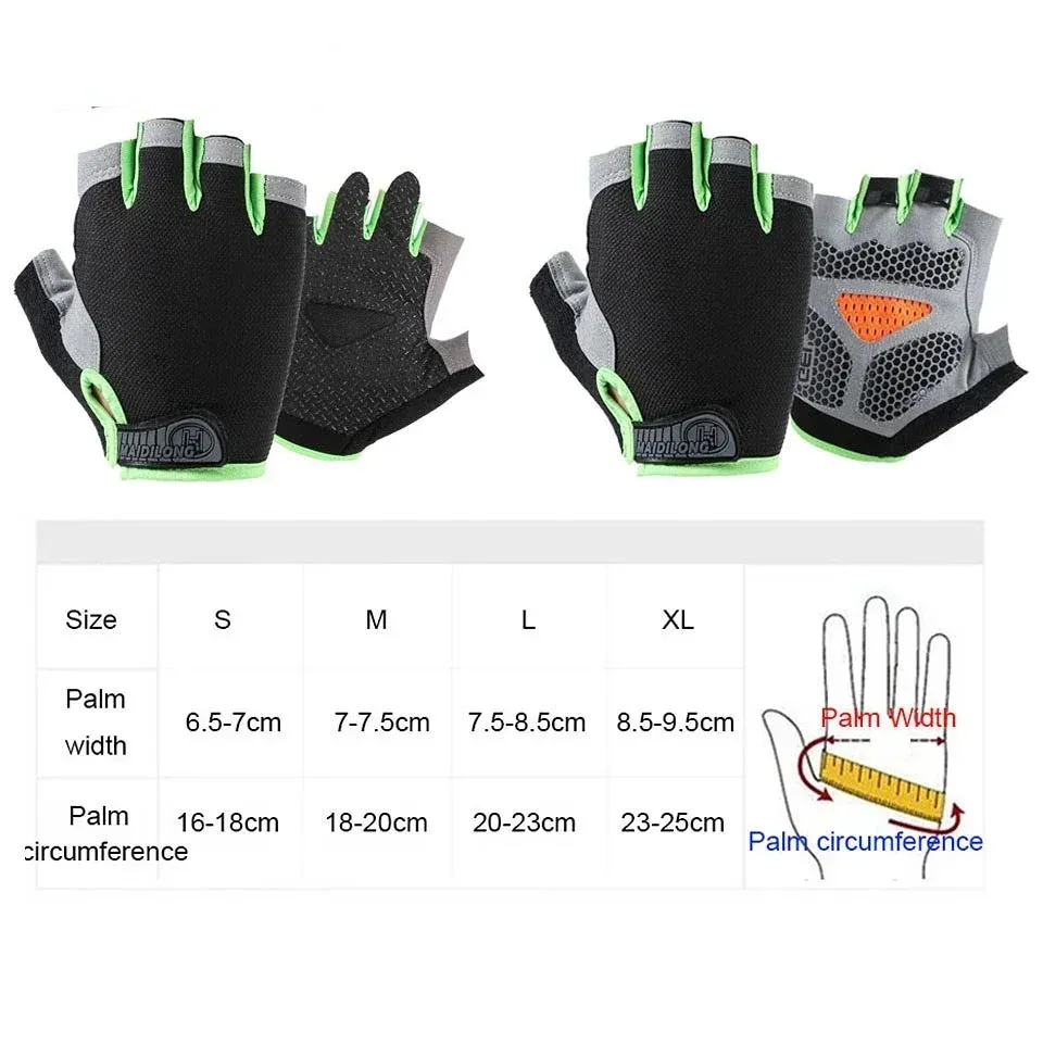 Breathable Half Finger Fitness Gloves