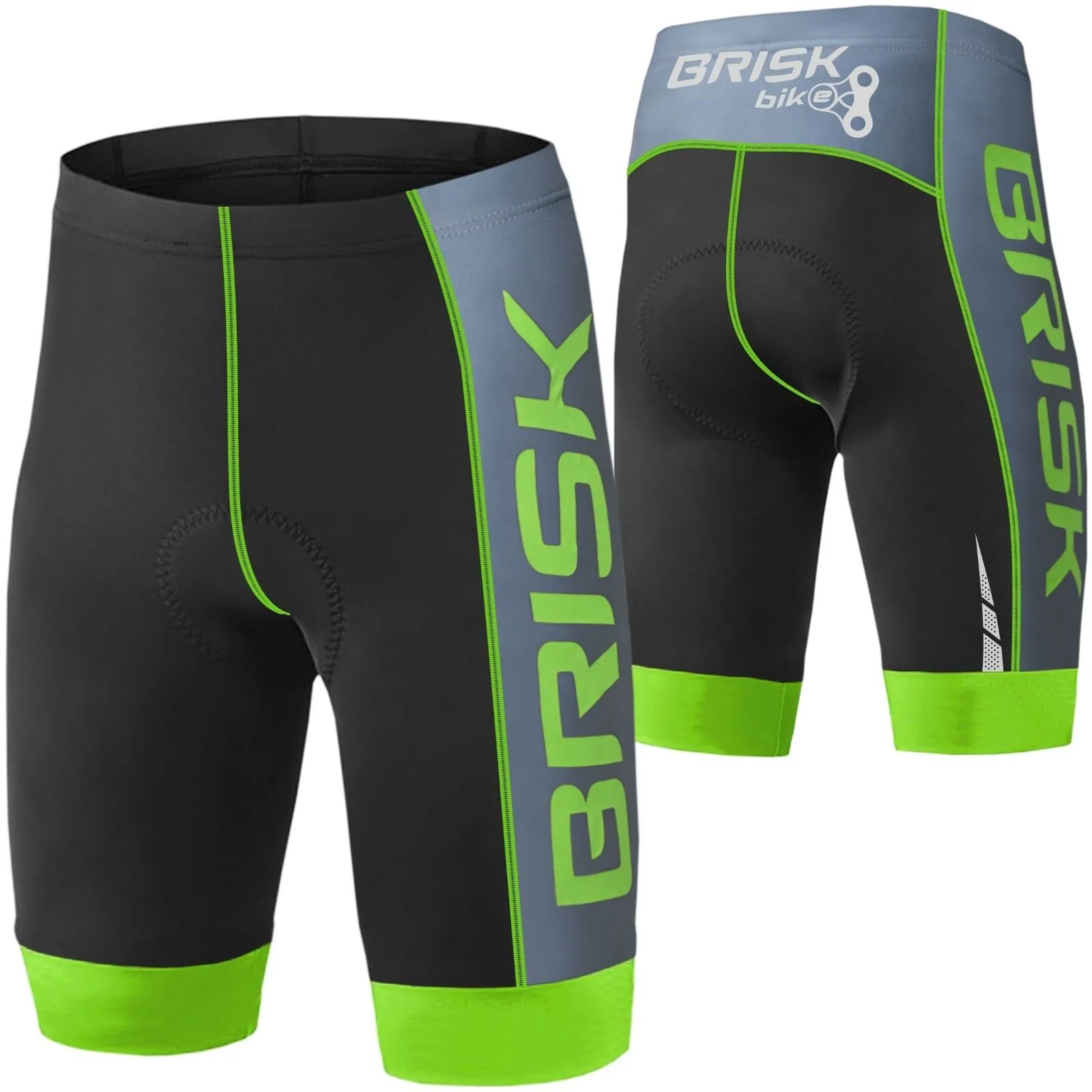 Brisk Bike Compression Padded Cycling Shorts Cycling Shorts for Biking & Hiking, mens bike shorts padded,mountain bike shorts with padding, mens cycling compression shorts, bike riding shorts with padding