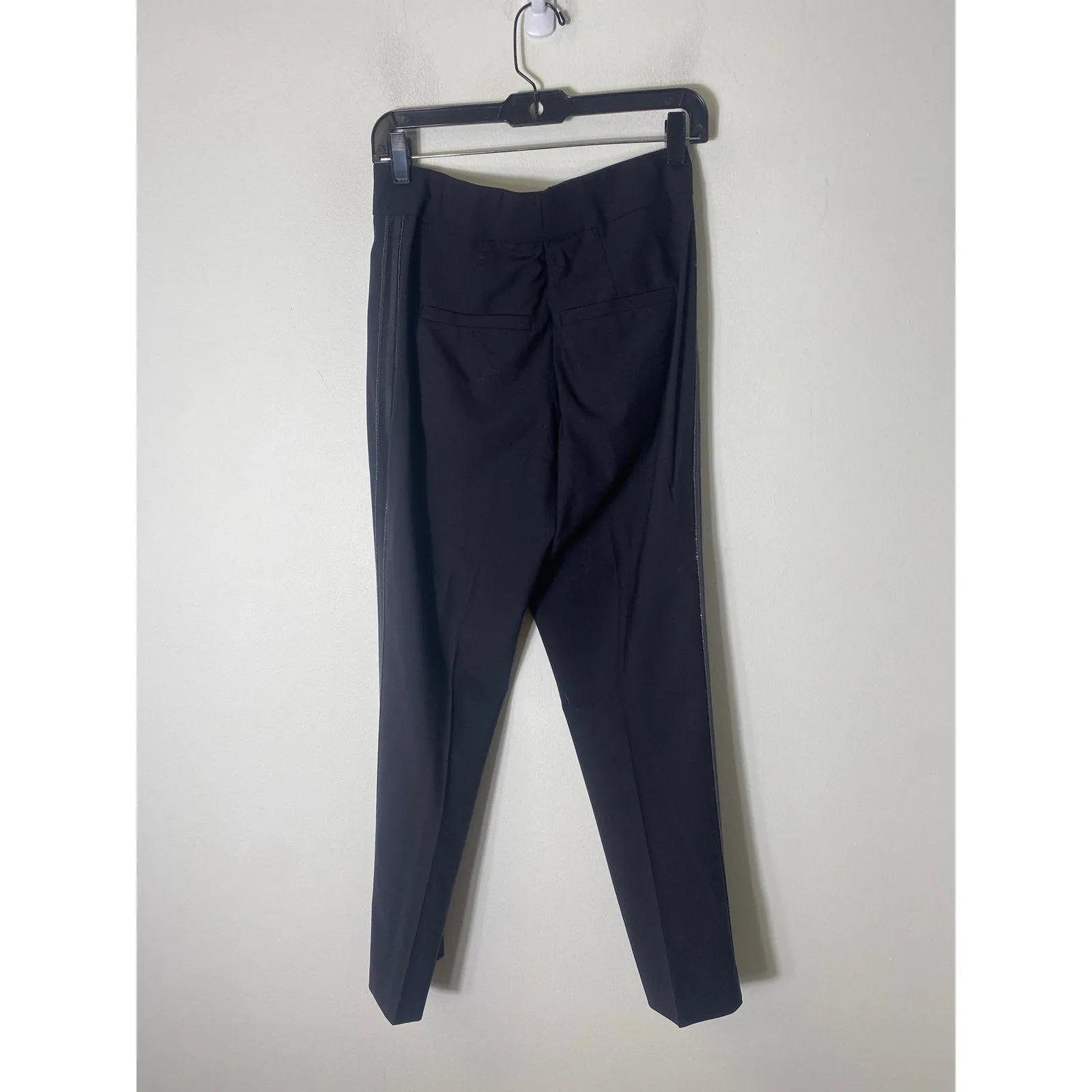 Brunello Cucinelli Black Tuxedo Pants Sz 8
