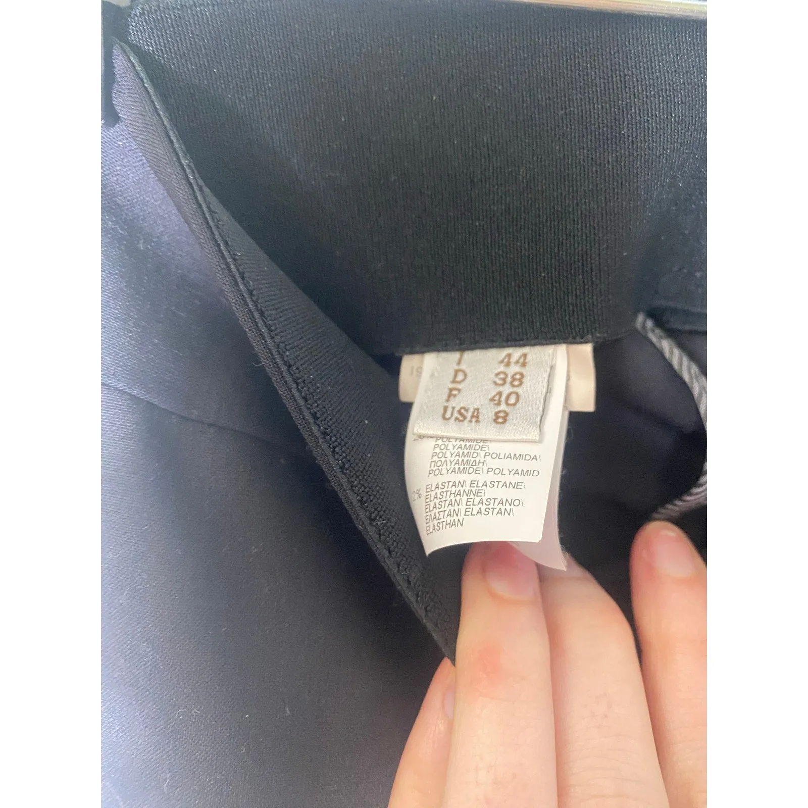 Brunello Cucinelli Black Tuxedo Pants Sz 8