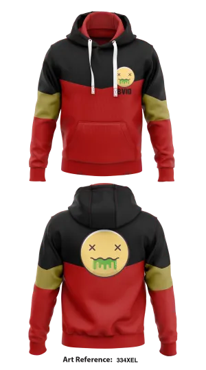 Bvio Store 1  Core Men's Hooded Performance Sweatshirt - 334xEL