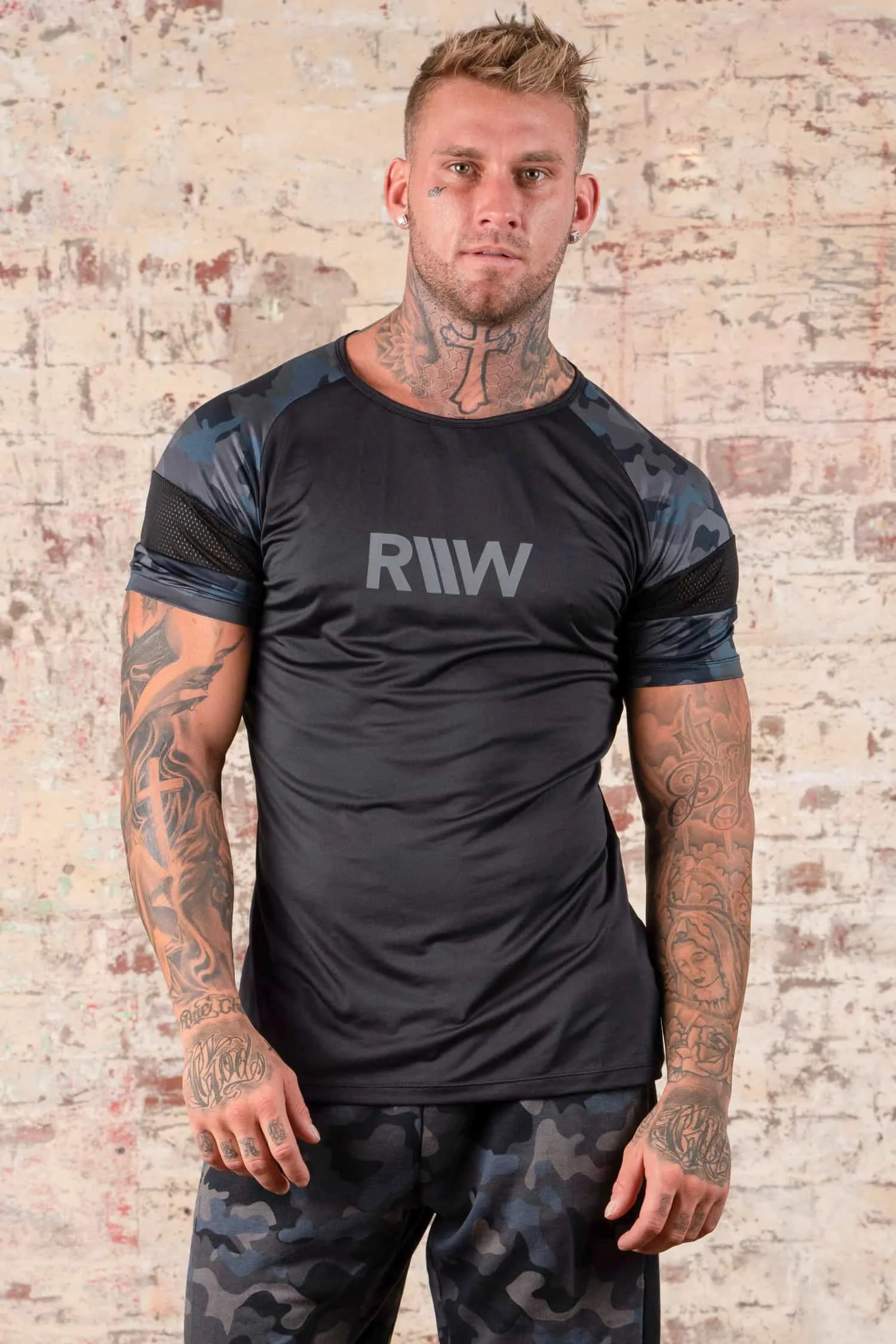 Camo T-Shirt - Black/Camo