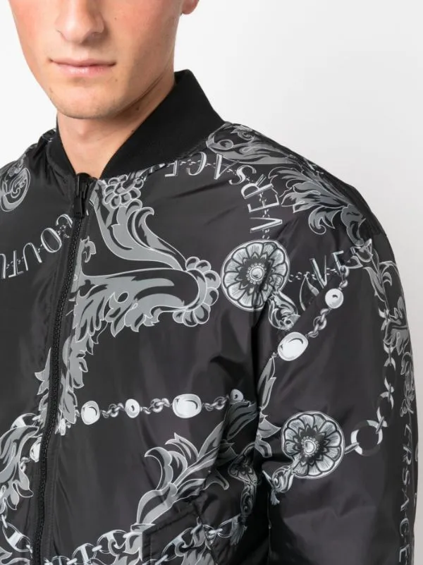 Casual Logo-Effect Reversible Jacket