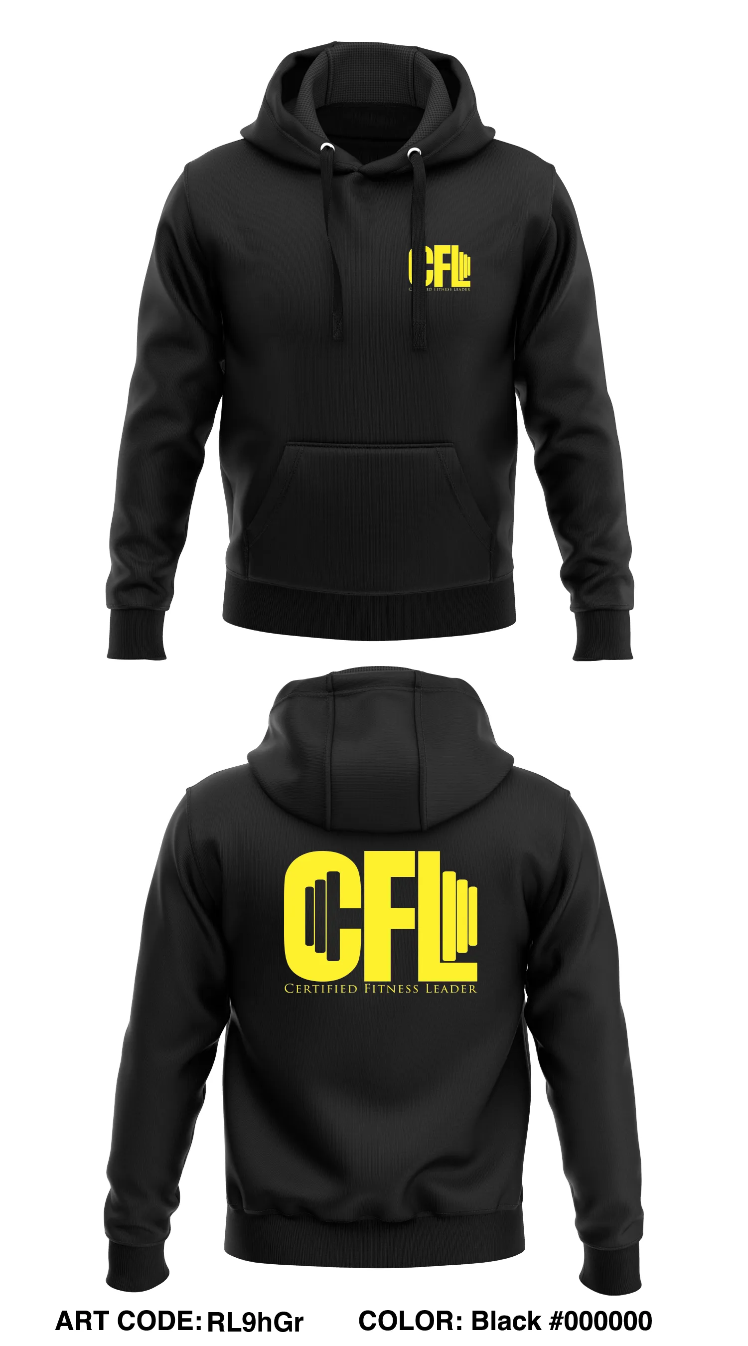 Certified Fitness Leader Store 1  Core Men's Hooded Performance Sweatshirt - RL9hGr