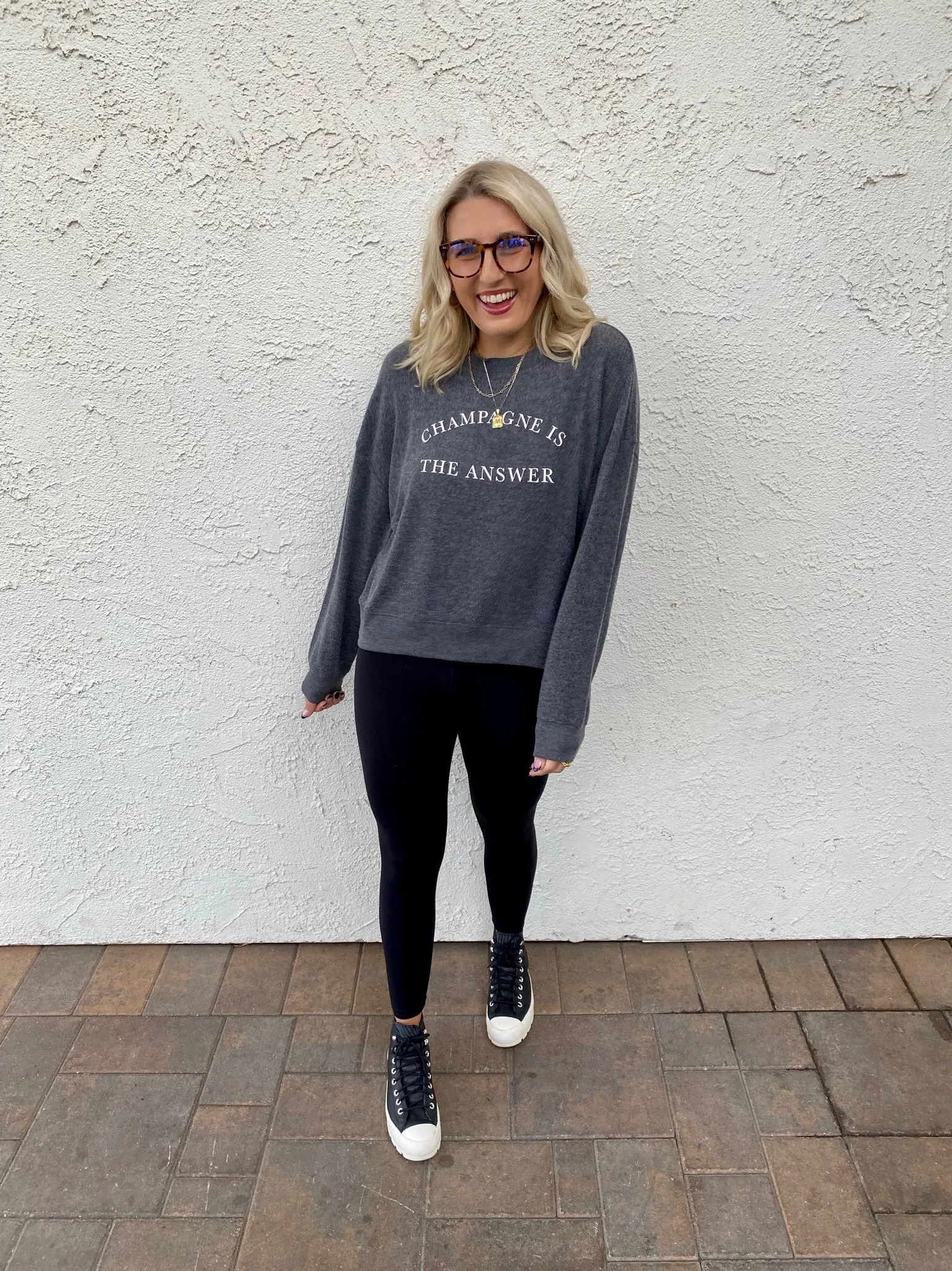Champagne is the Answer Sweatshirt