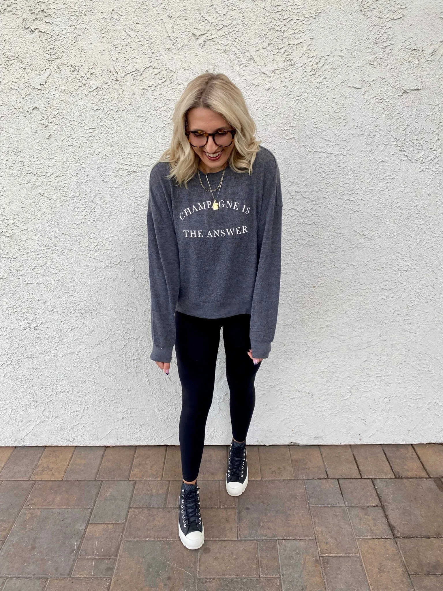 Champagne is the Answer Sweatshirt