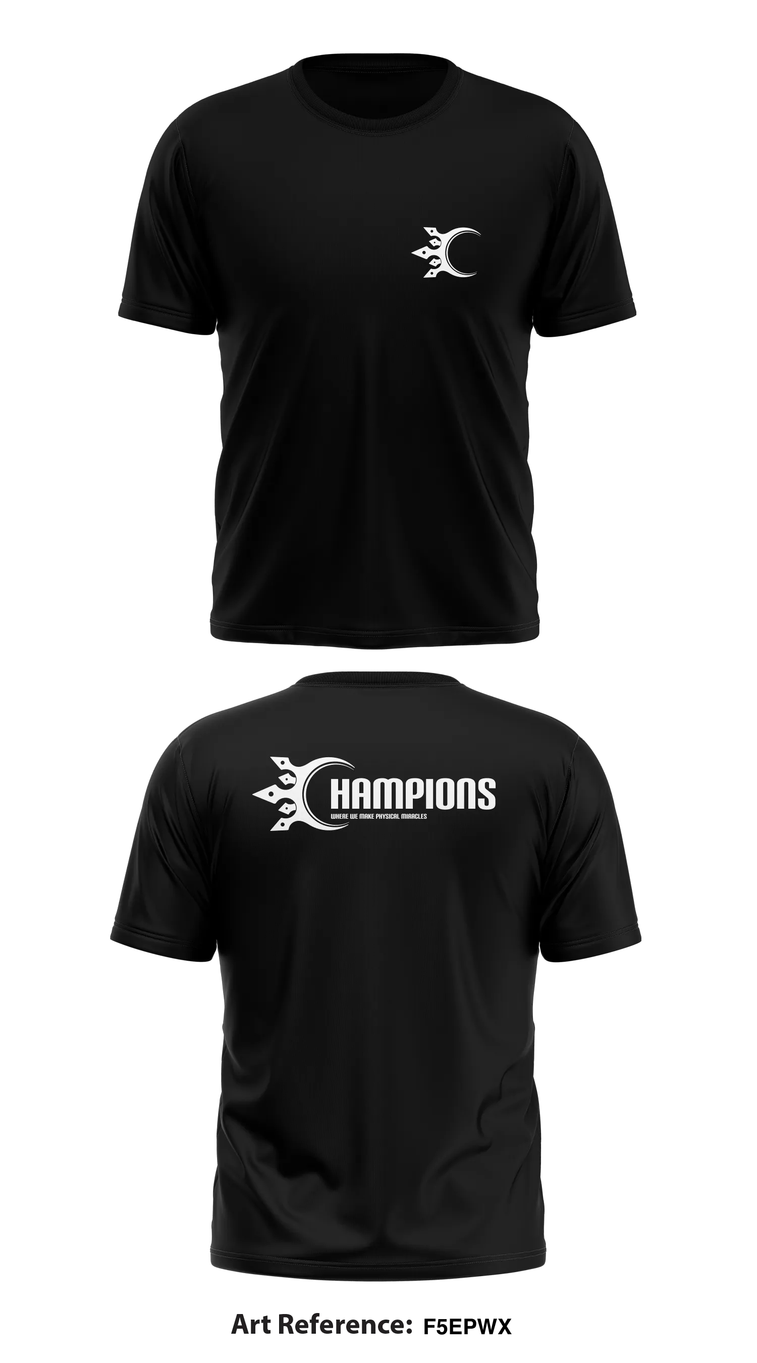 CHAMPIONS FITNESS Store 1 Core Men's SS Performance Tee - f5EPWx
