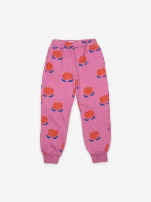 Chocolate Flowers All Over Jogging Pants