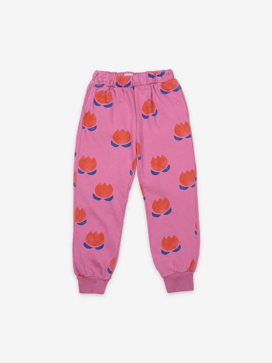 Chocolate Flowers All Over Jogging Pants