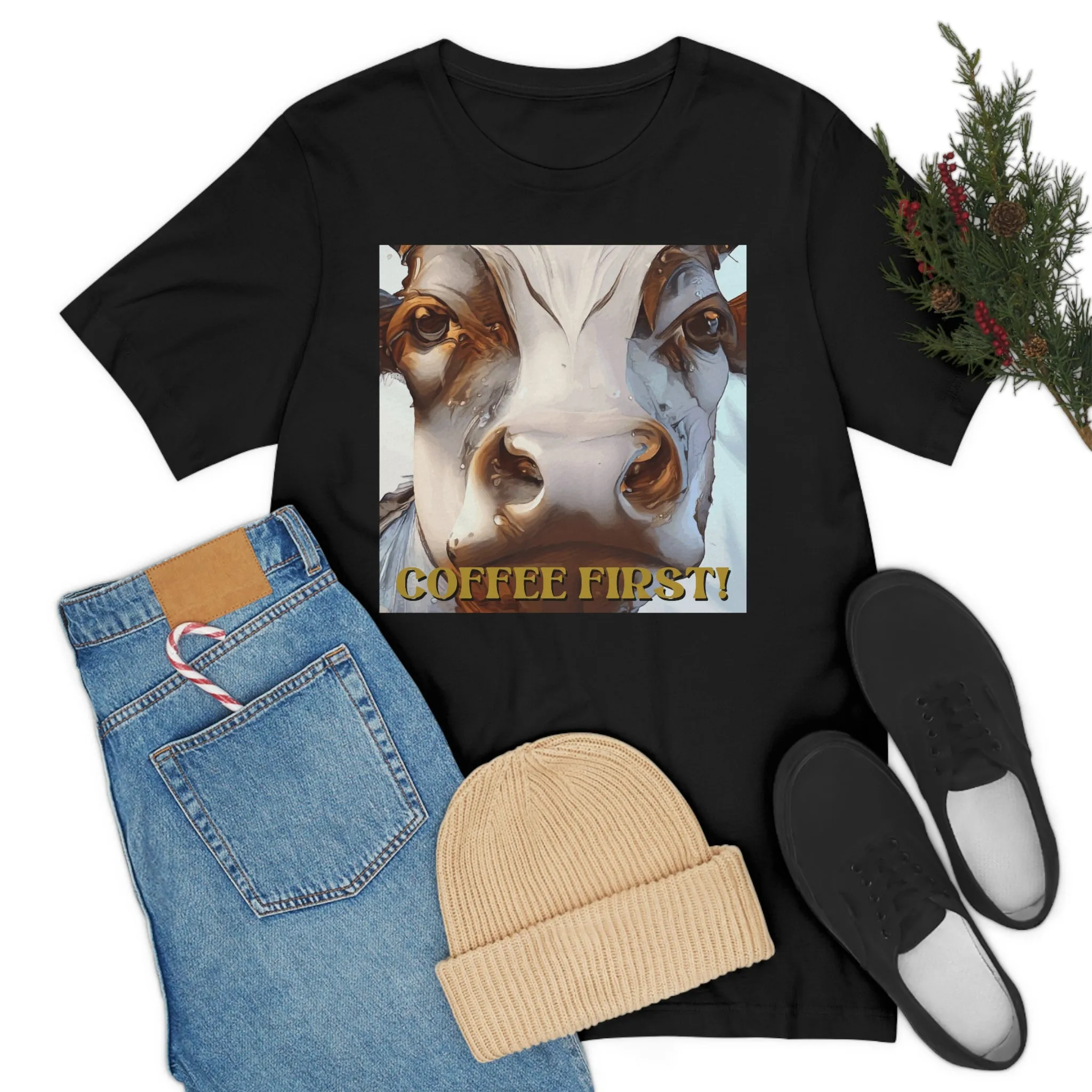 Coffee First! 2 Short Sleeve Tee