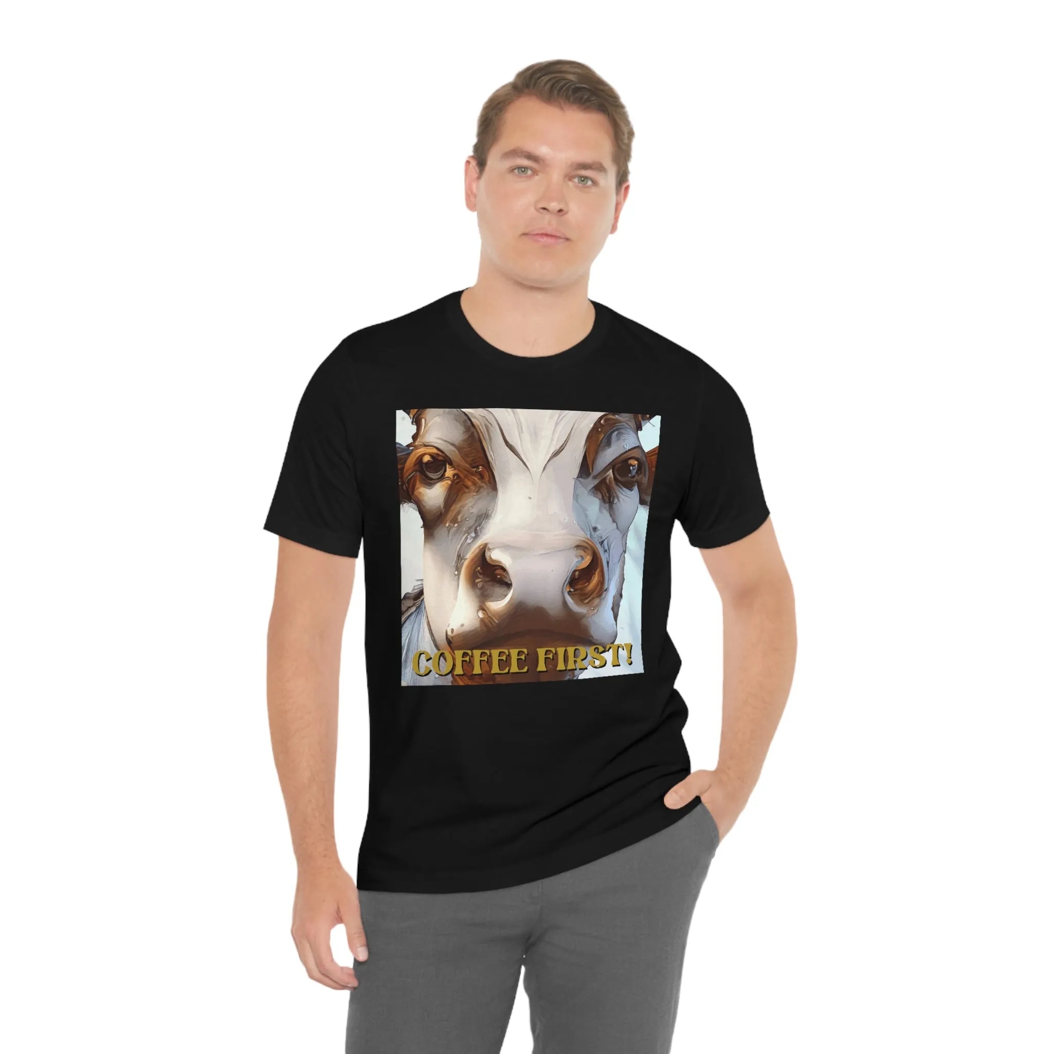 Coffee First! 2 Short Sleeve Tee