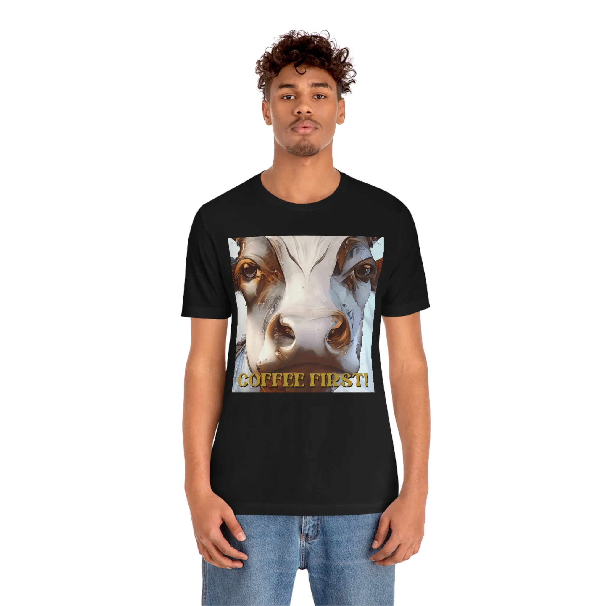 Coffee First! 2 Short Sleeve Tee