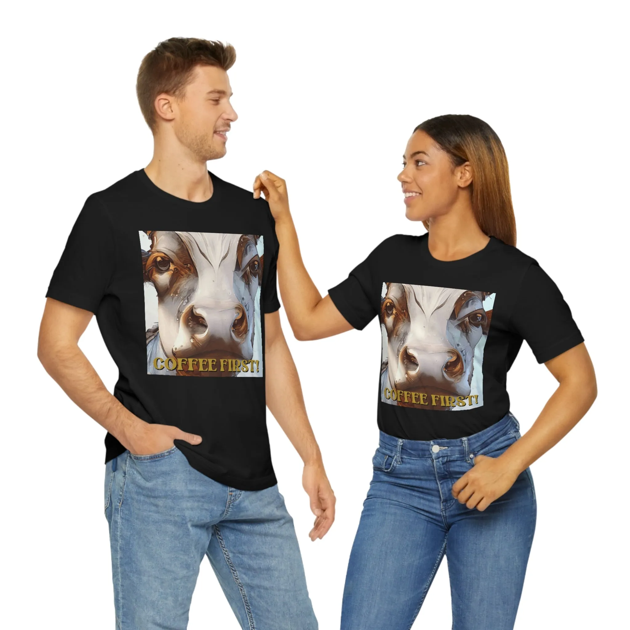 Coffee First! 2 Short Sleeve Tee