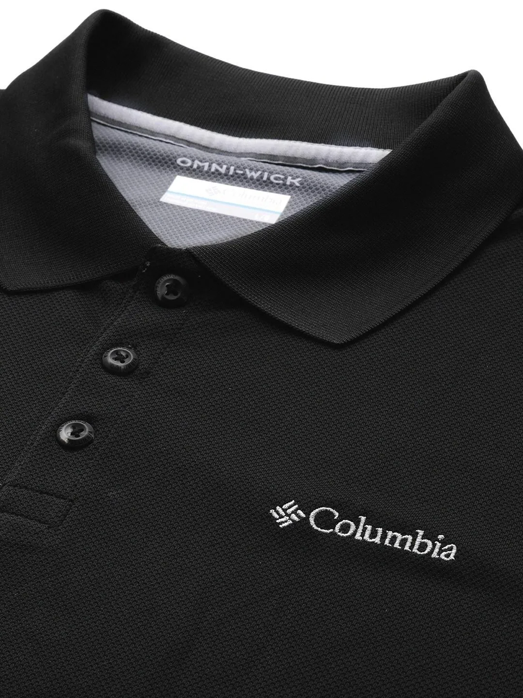 Columbia Men Black Utilizer Polo T-Shirt