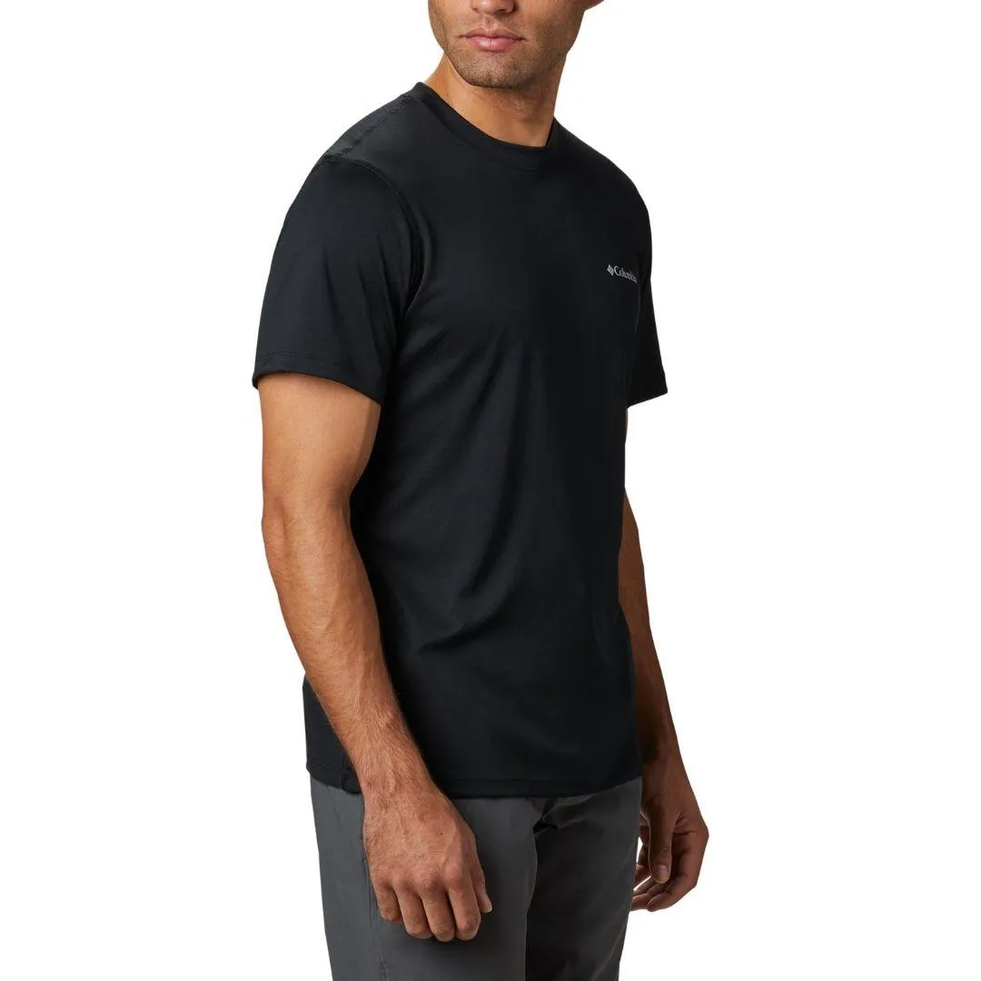 Columbia Men Black Zero Rules Short Sleeve T-Shirt