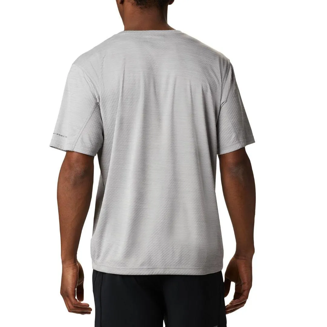 Columbia Men Grey Zero Rules Short Sleeve T-Shirt