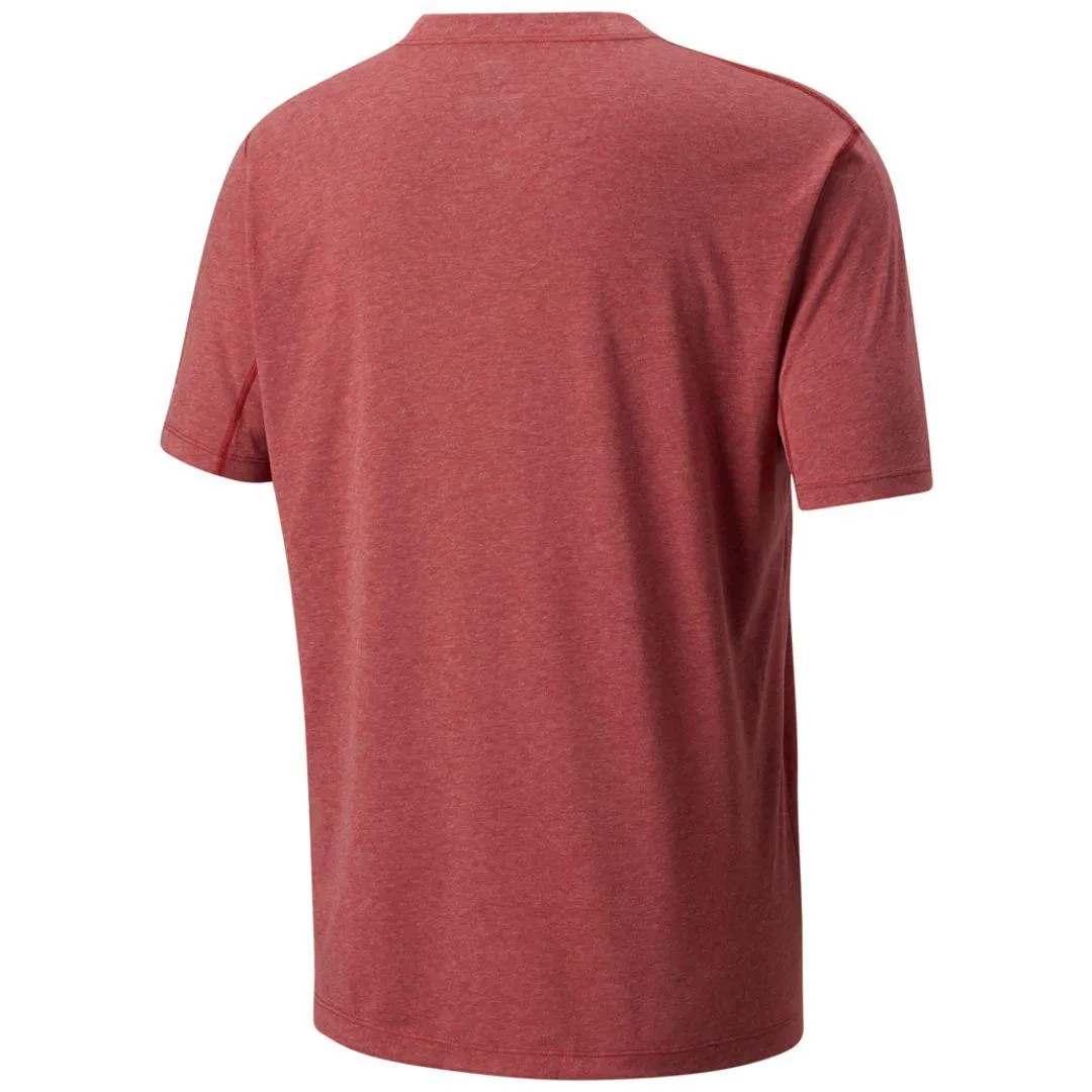 Columbia Men Red Silver Ridge Zero Short Sleeve T-Shirt