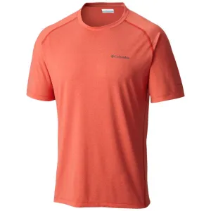 Columbia Men Red Tuk Mountain Mens Short Sleeve T-Shirt